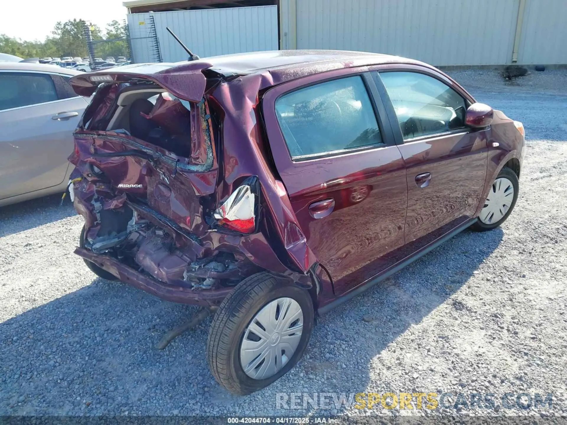 4 Photograph of a damaged car ML32AUHJ0RH012970 MITSUBISHI MIRAGE 2024