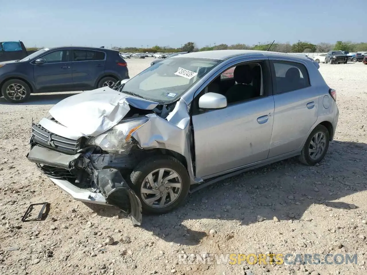1 Photograph of a damaged car ML32AUHJ0RH013133 MITSUBISHI MIRAGE 2024