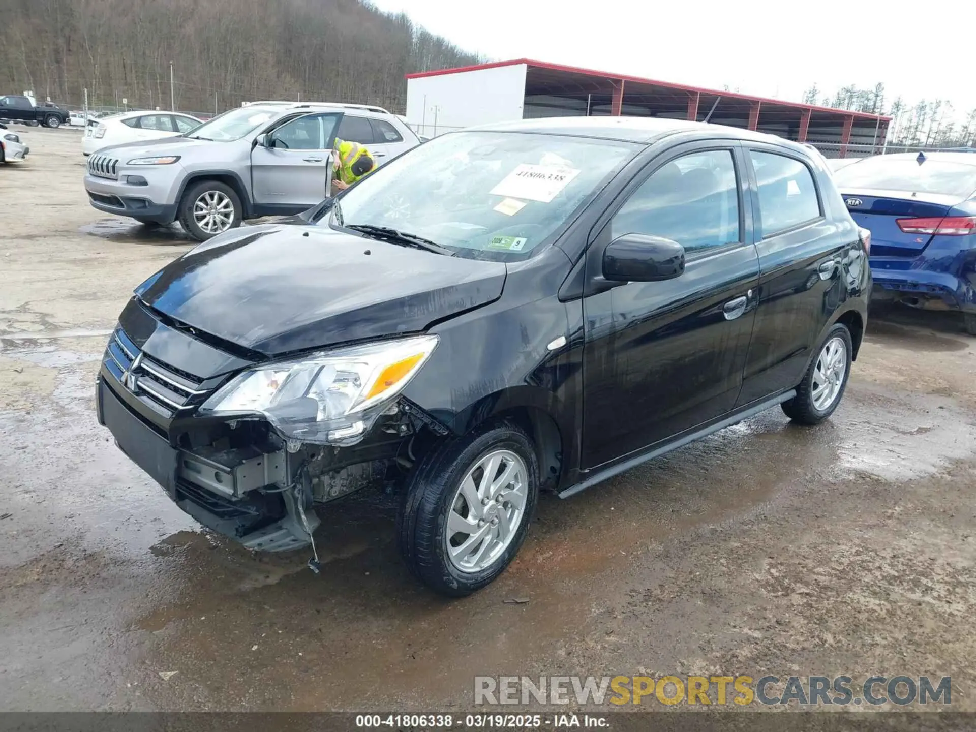 2 Photograph of a damaged car ML32AUHJ0RH013391 MITSUBISHI MIRAGE 2024