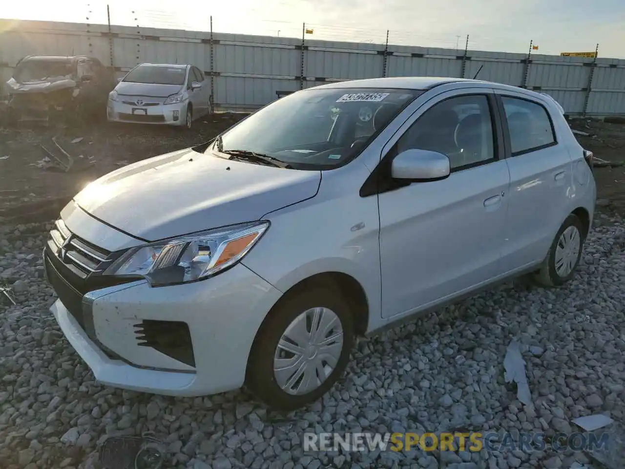 1 Photograph of a damaged car ML32AUHJ0RH018686 MITSUBISHI MIRAGE 2024