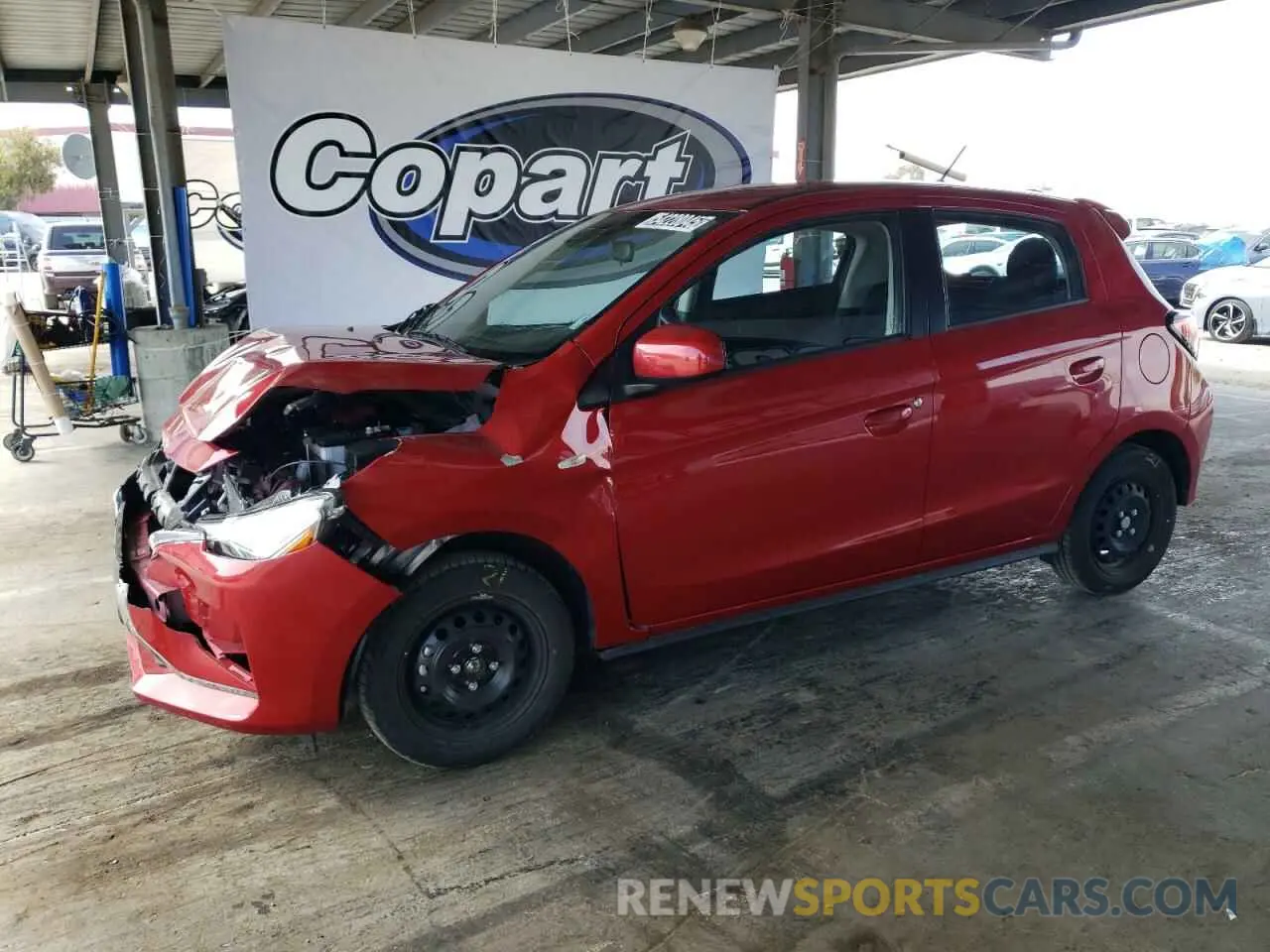 1 Photograph of a damaged car ML32AUHJ0RH019031 MITSUBISHI MIRAGE 2024