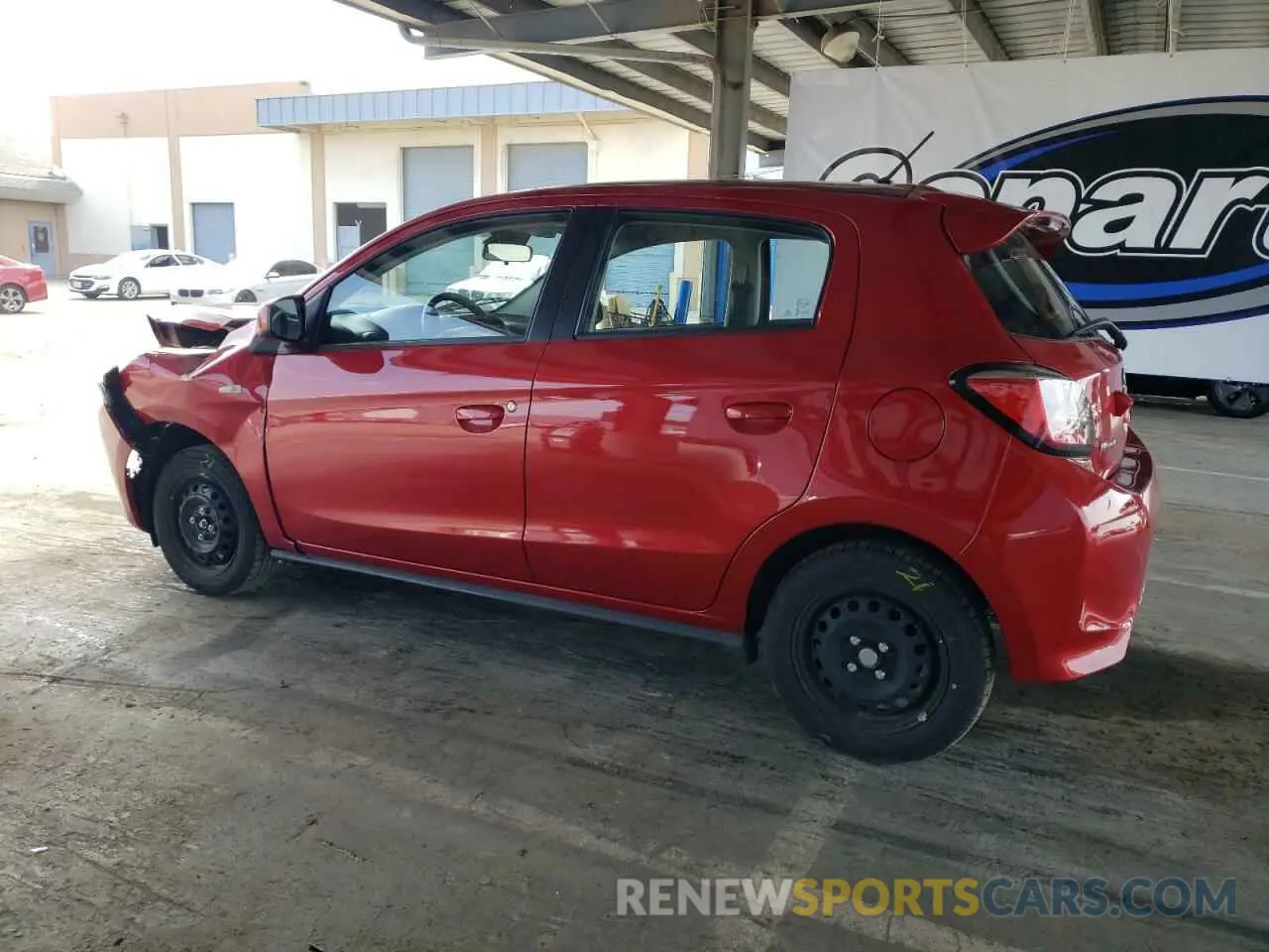 2 Photograph of a damaged car ML32AUHJ0RH019031 MITSUBISHI MIRAGE 2024