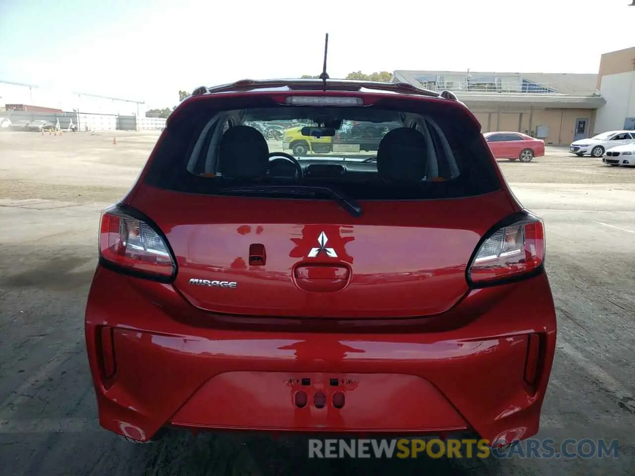 6 Photograph of a damaged car ML32AUHJ0RH019031 MITSUBISHI MIRAGE 2024