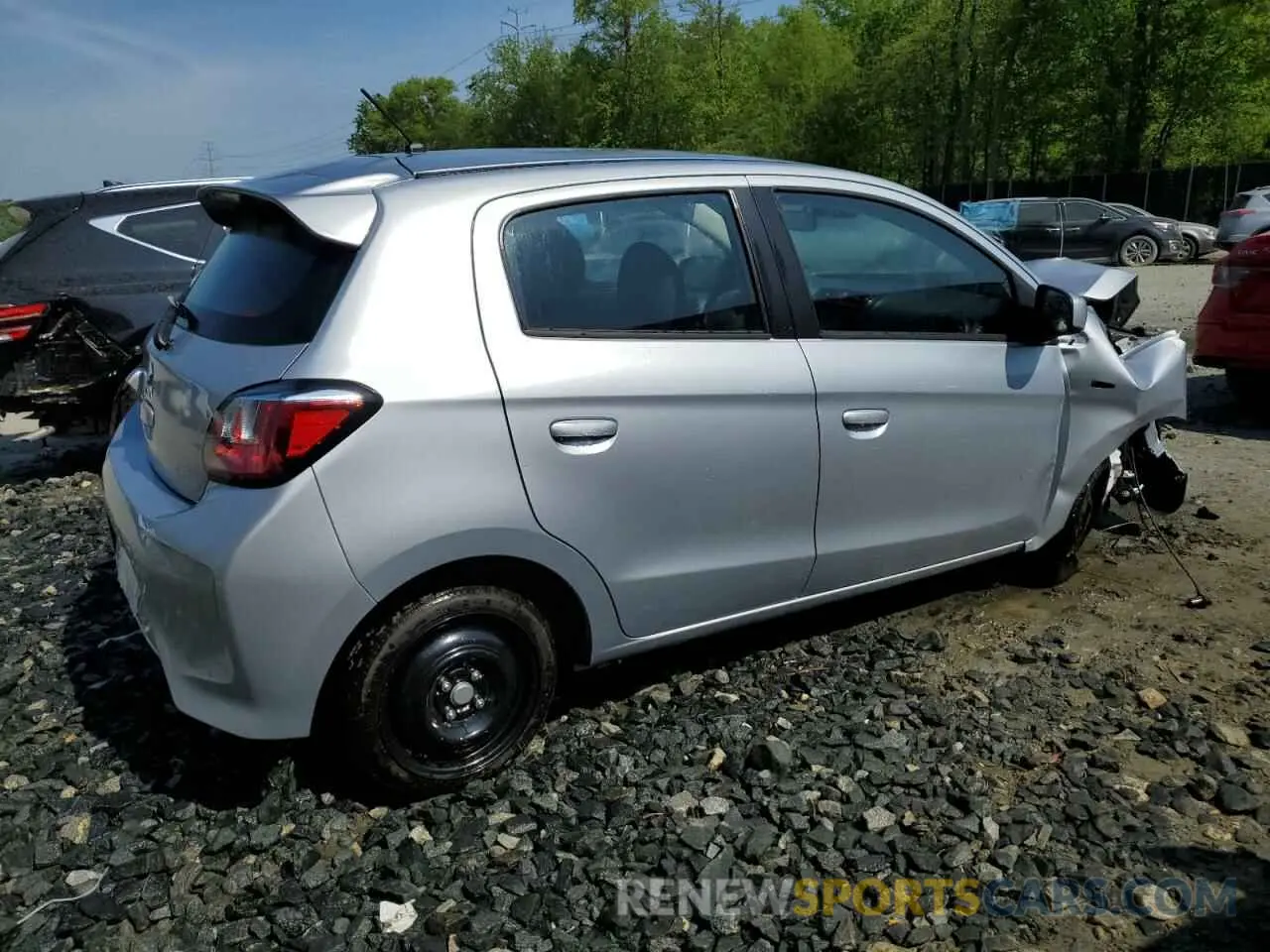 3 Photograph of a damaged car ML32AUHJ0RH021197 MITSUBISHI MIRAGE 2024