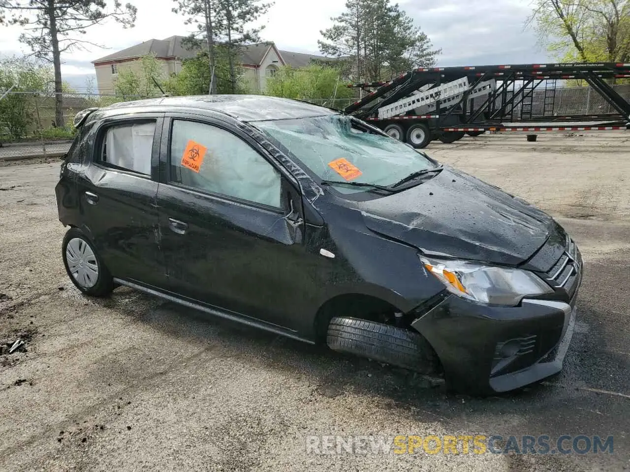4 Photograph of a damaged car ML32AUHJ0RH022060 MITSUBISHI MIRAGE 2024