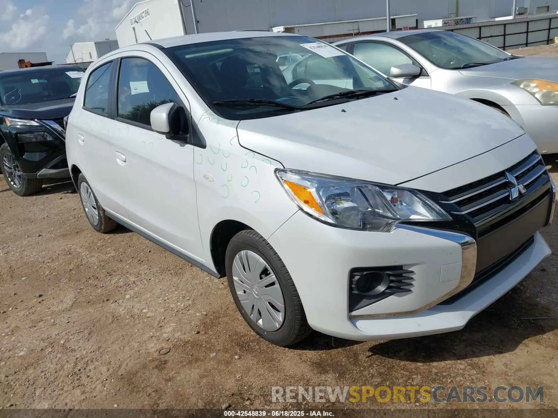 1 Photograph of a damaged car ML32AUHJ0RH024777 MITSUBISHI MIRAGE 2024