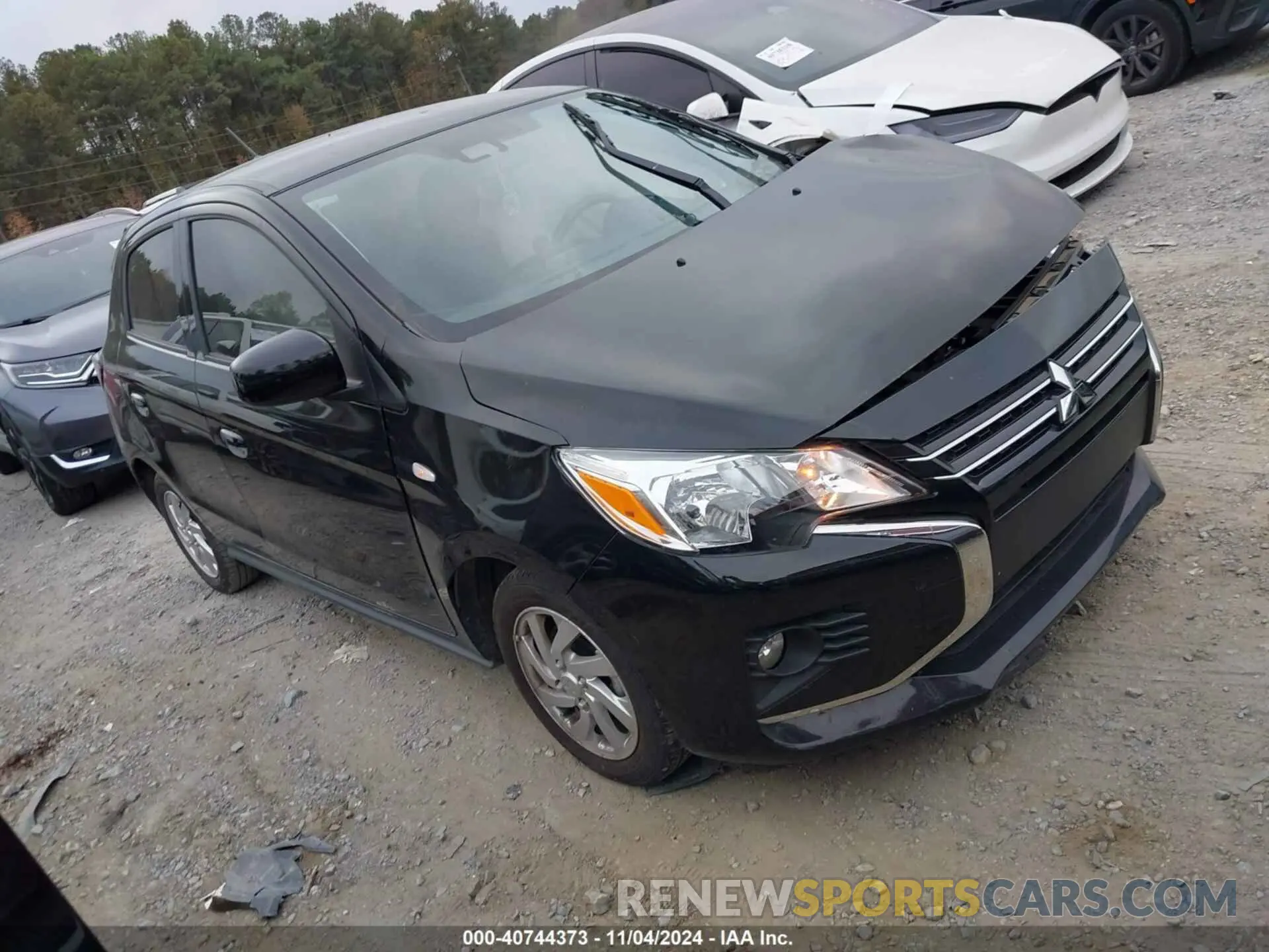 1 Photograph of a damaged car ML32AUHJ1RH001122 MITSUBISHI MIRAGE 2024
