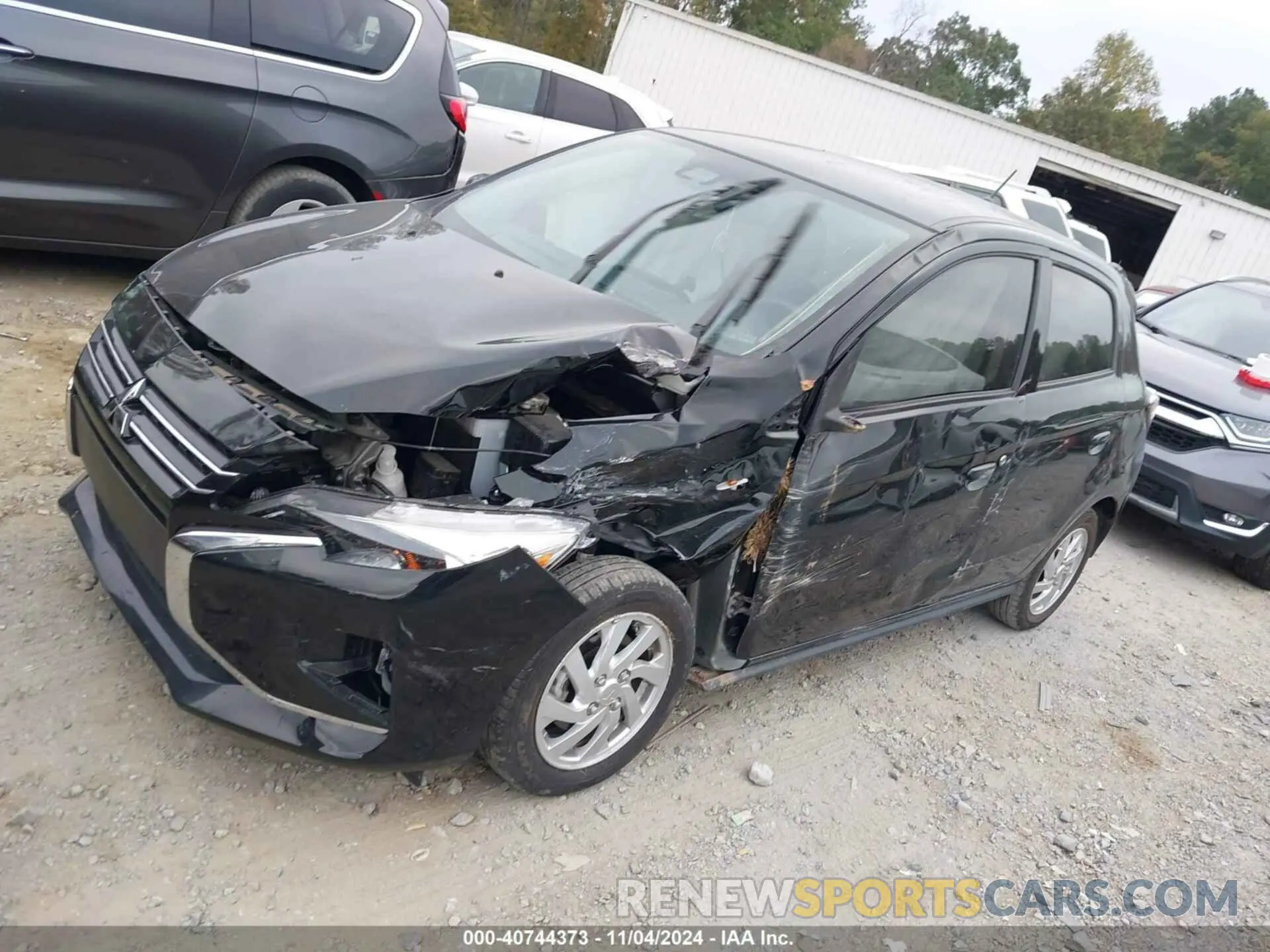 2 Photograph of a damaged car ML32AUHJ1RH001122 MITSUBISHI MIRAGE 2024