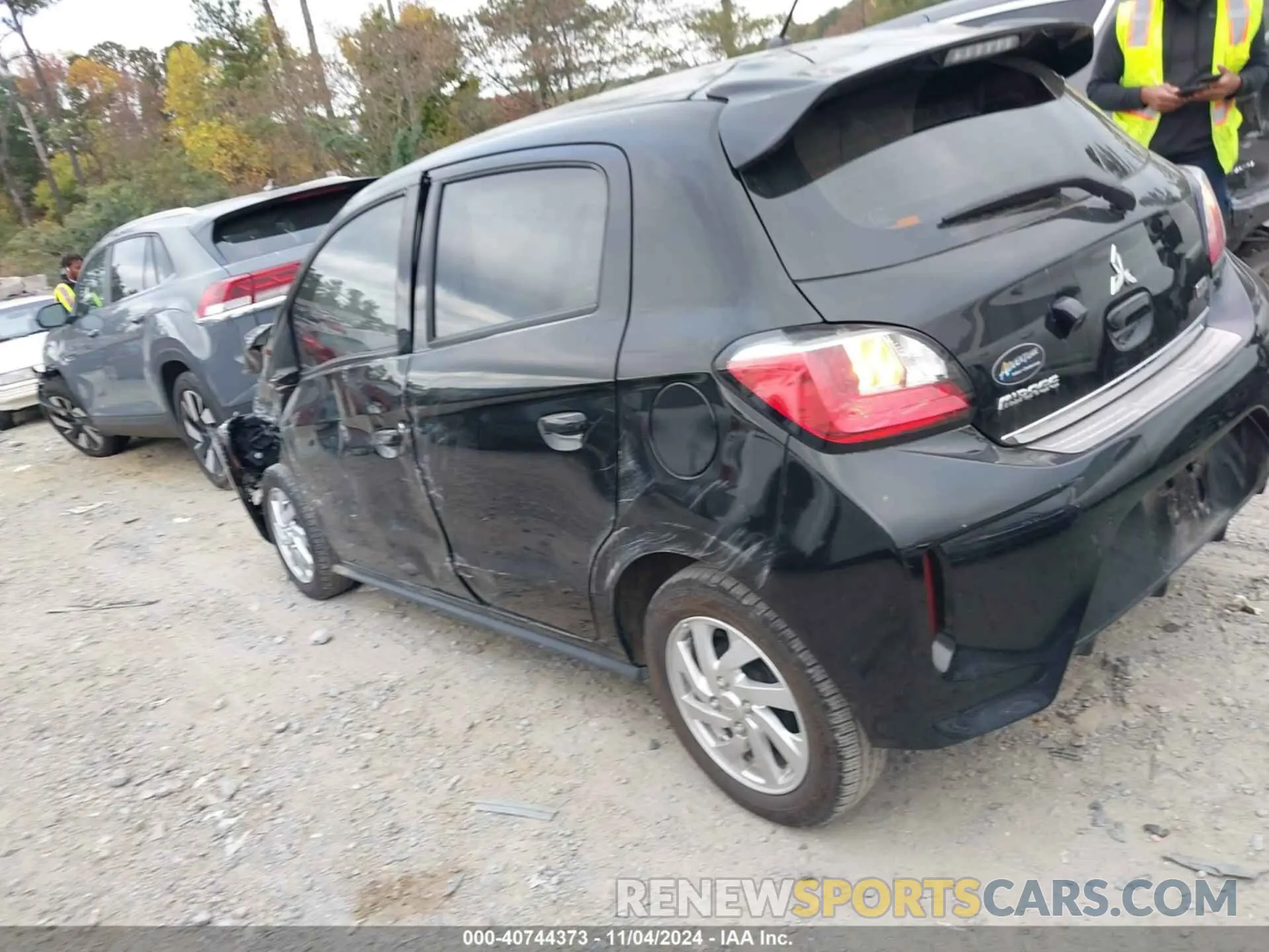 3 Photograph of a damaged car ML32AUHJ1RH001122 MITSUBISHI MIRAGE 2024