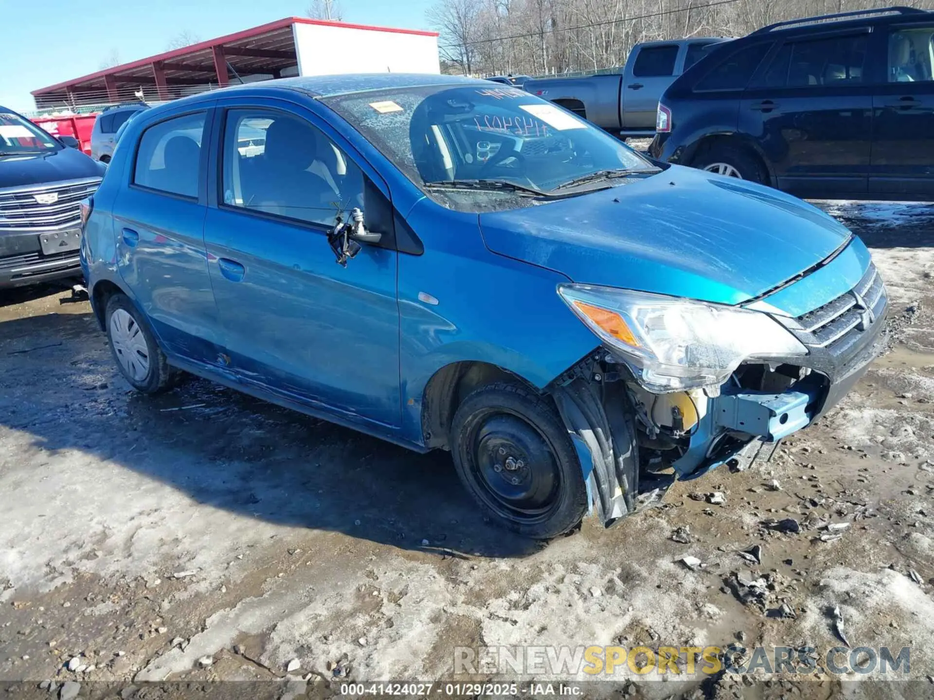 1 Photograph of a damaged car ML32AUHJ1RH002058 MITSUBISHI MIRAGE 2024