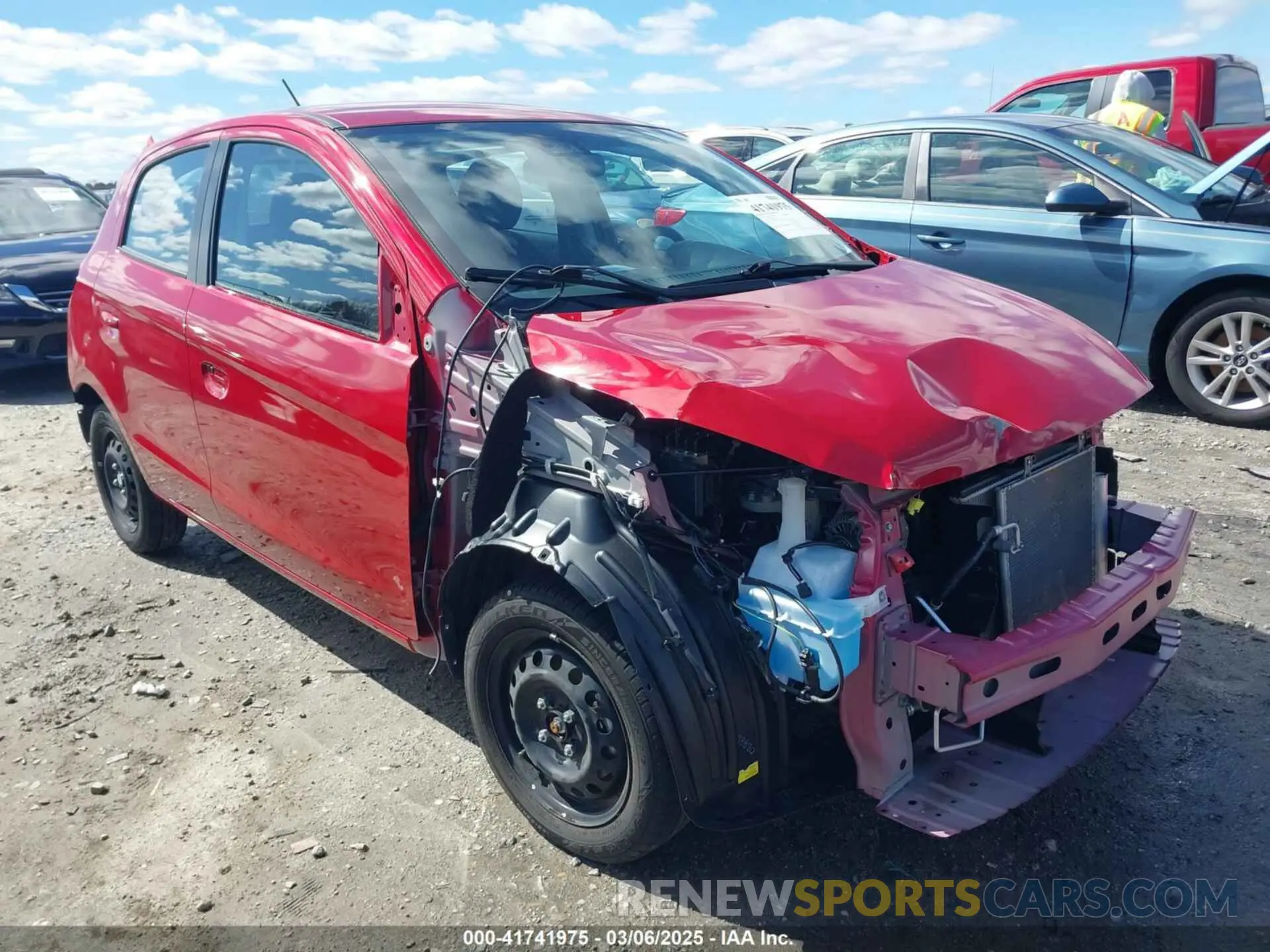 1 Photograph of a damaged car ML32AUHJ1RH004120 MITSUBISHI MIRAGE 2024