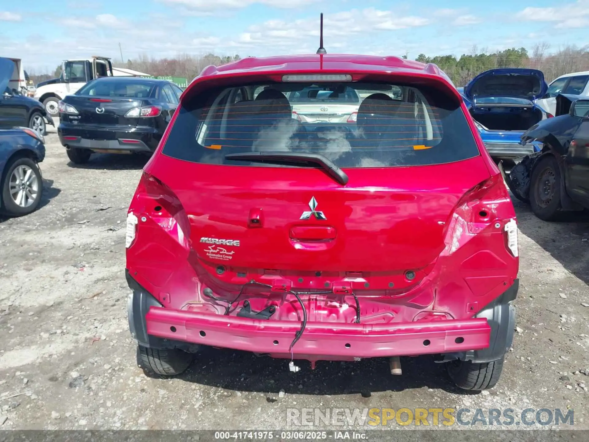 17 Photograph of a damaged car ML32AUHJ1RH004120 MITSUBISHI MIRAGE 2024