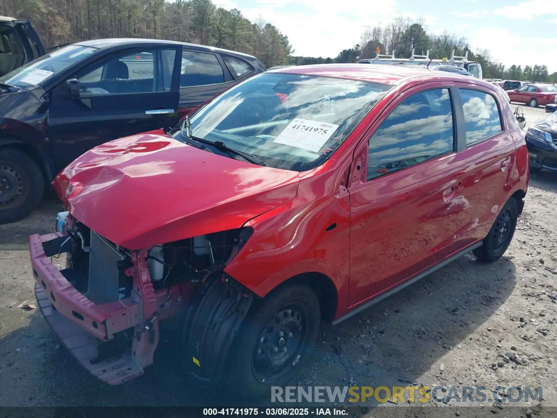 2 Photograph of a damaged car ML32AUHJ1RH004120 MITSUBISHI MIRAGE 2024
