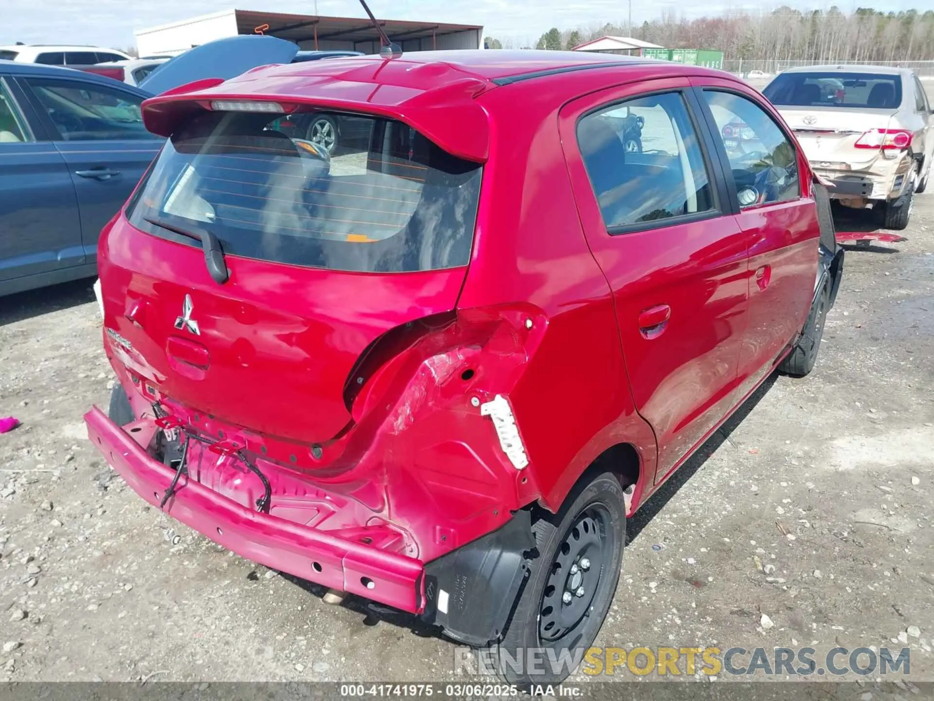 4 Photograph of a damaged car ML32AUHJ1RH004120 MITSUBISHI MIRAGE 2024