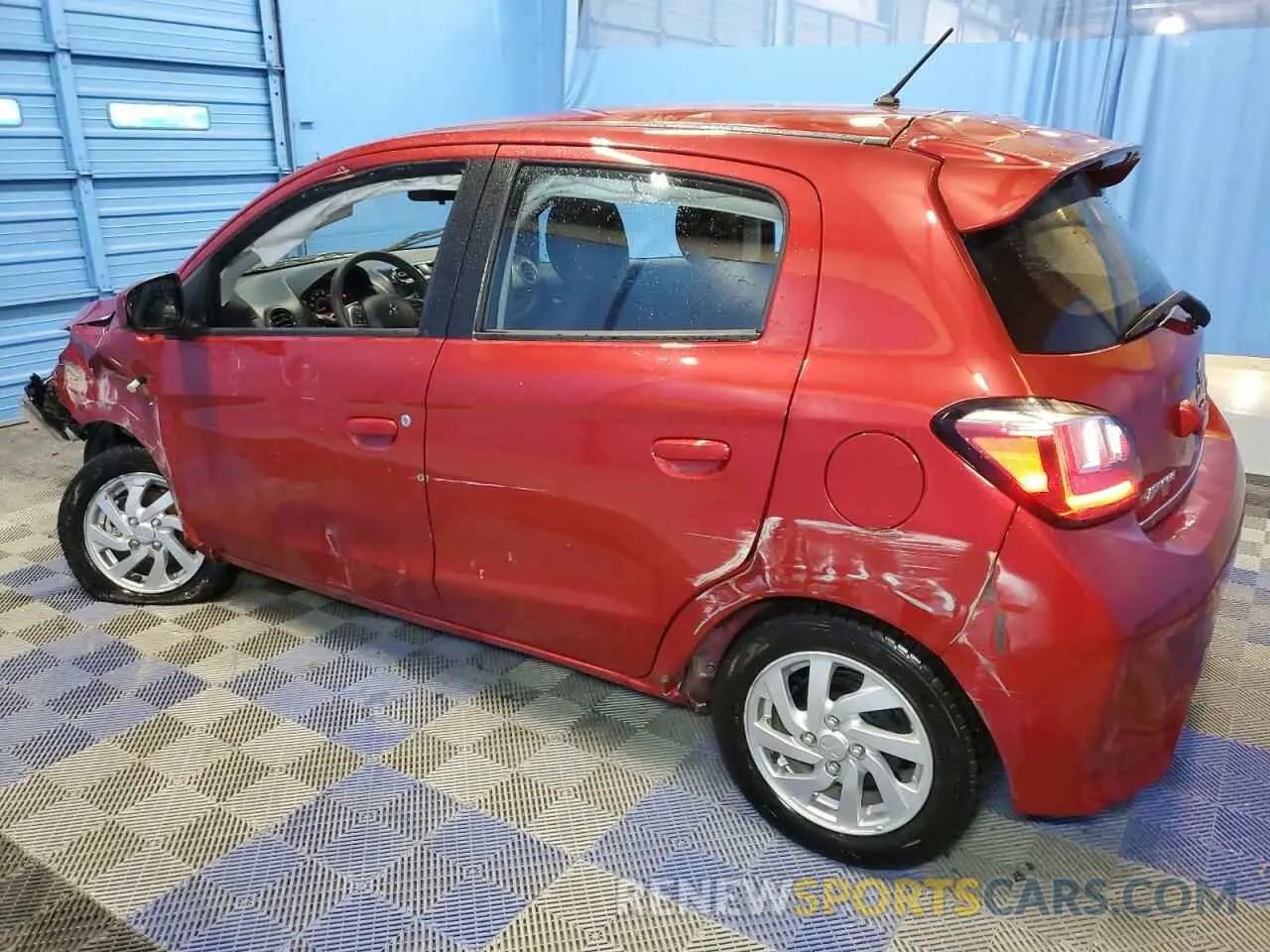 2 Photograph of a damaged car ML32AUHJ1RH004506 MITSUBISHI MIRAGE 2024