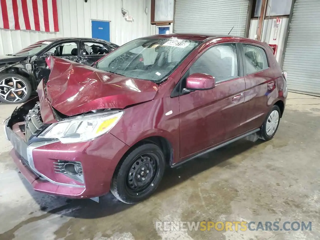 1 Photograph of a damaged car ML32AUHJ1RH006885 MITSUBISHI MIRAGE 2024