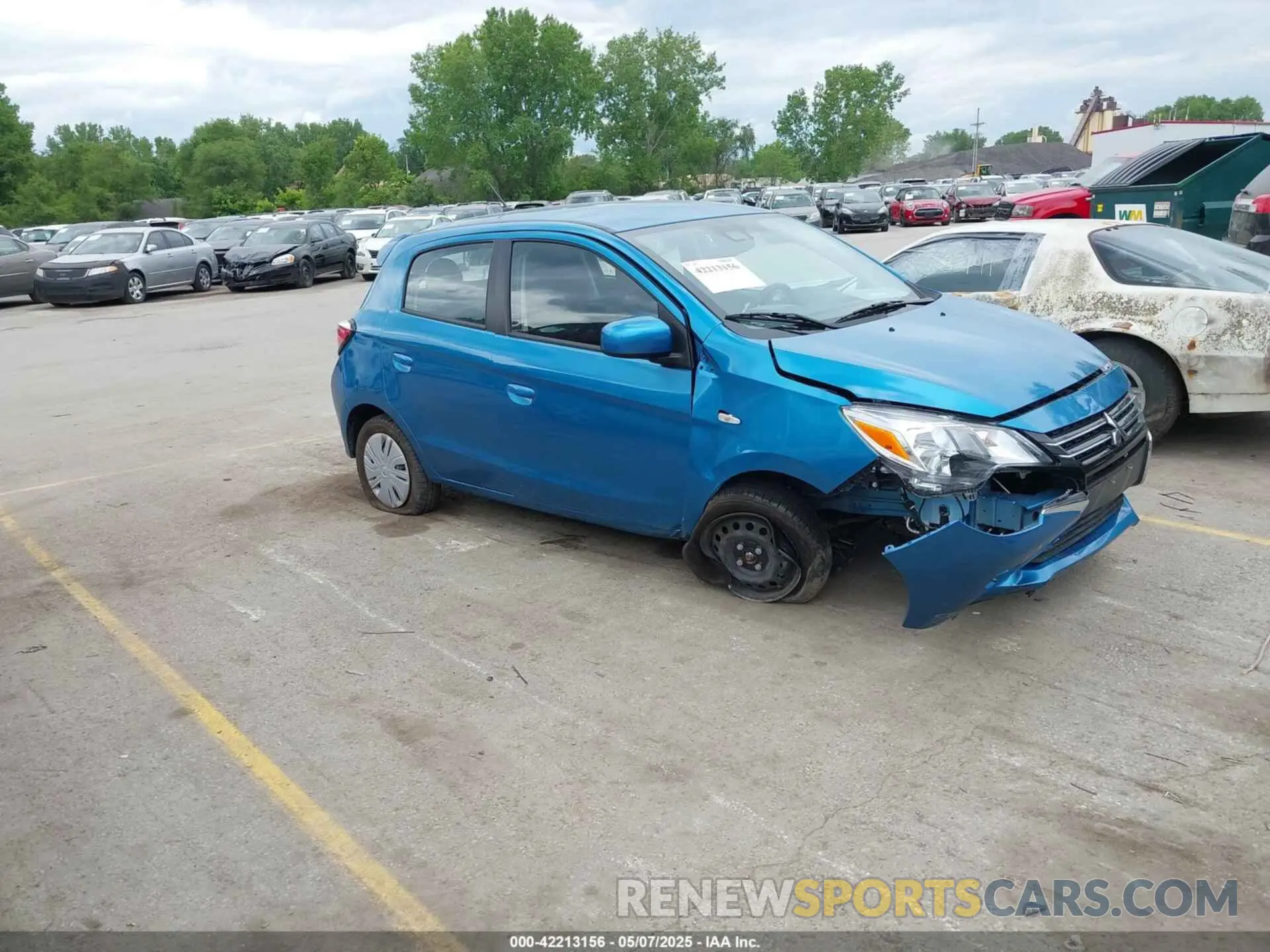 1 Photograph of a damaged car ML32AUHJ1RH010483 MITSUBISHI MIRAGE 2024
