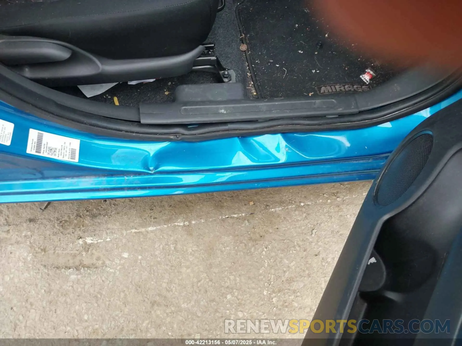 19 Photograph of a damaged car ML32AUHJ1RH010483 MITSUBISHI MIRAGE 2024