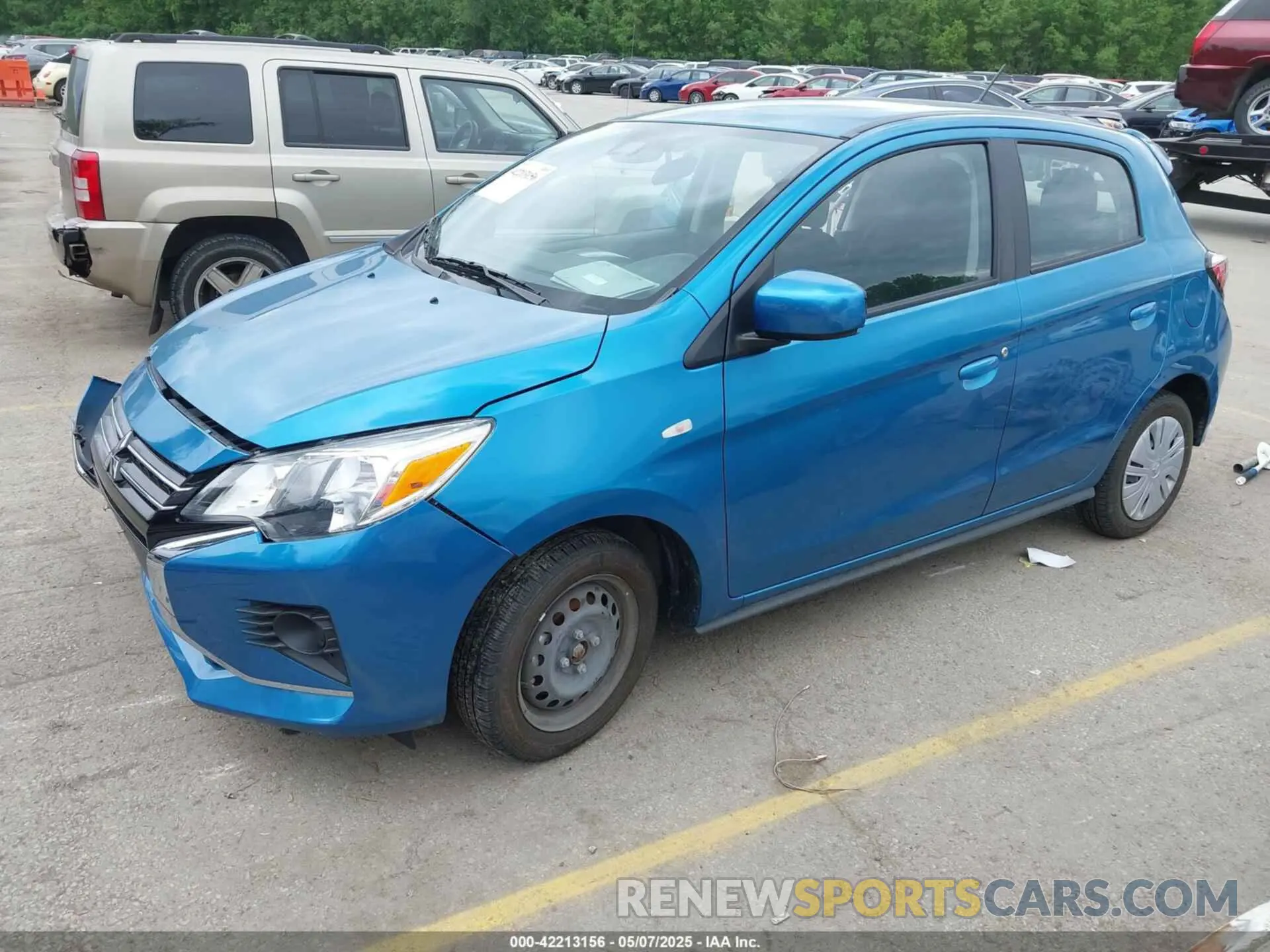 2 Photograph of a damaged car ML32AUHJ1RH010483 MITSUBISHI MIRAGE 2024