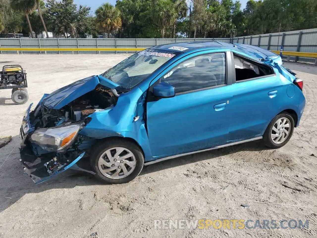 1 Photograph of a damaged car ML32AUHJ1RH011083 MITSUBISHI MIRAGE 2024