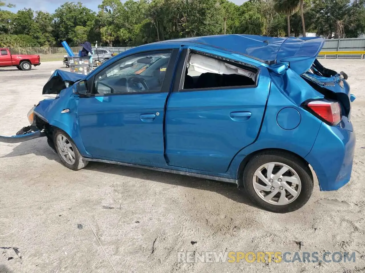 2 Photograph of a damaged car ML32AUHJ1RH011083 MITSUBISHI MIRAGE 2024