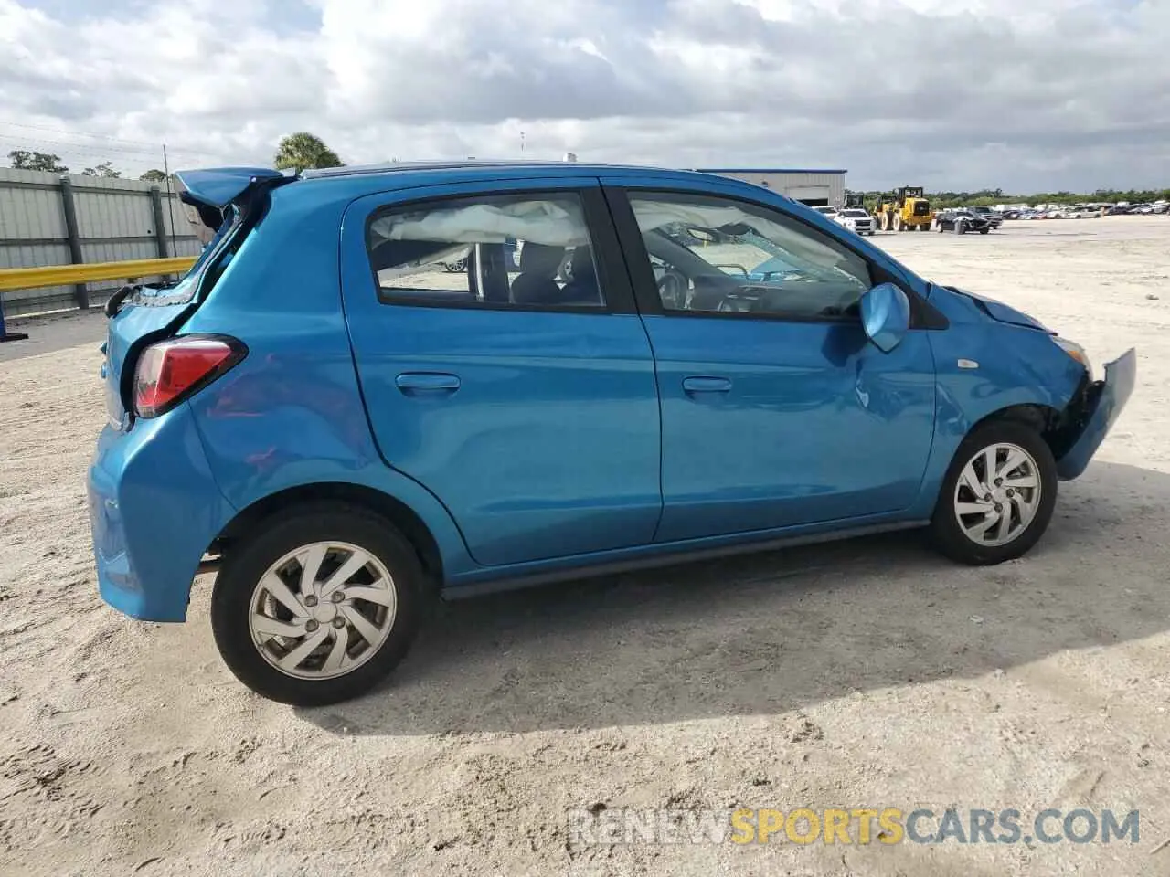 3 Photograph of a damaged car ML32AUHJ1RH011083 MITSUBISHI MIRAGE 2024