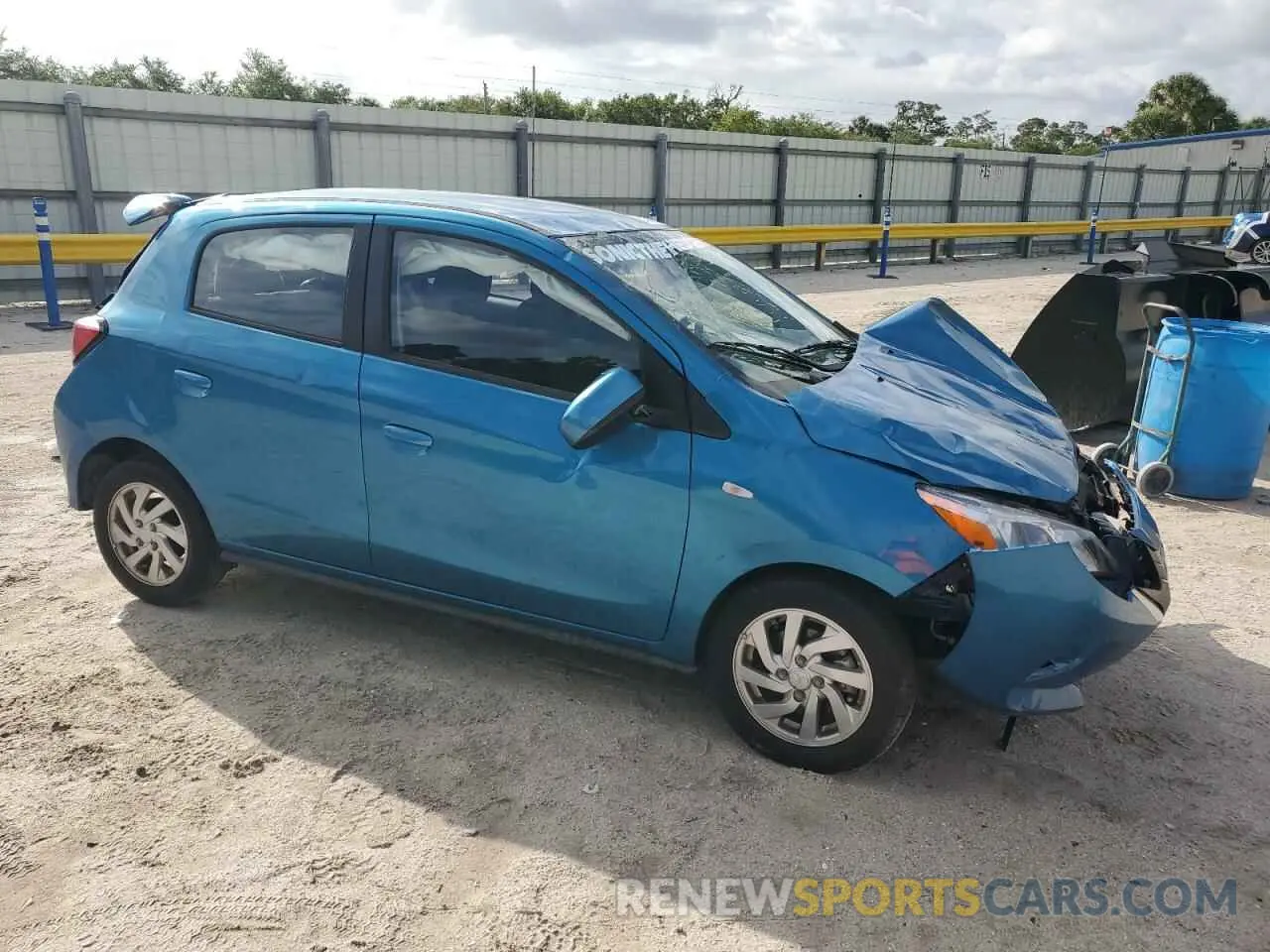 4 Photograph of a damaged car ML32AUHJ1RH011083 MITSUBISHI MIRAGE 2024