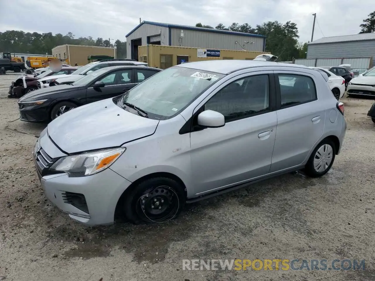 1 Photograph of a damaged car ML32AUHJ1RH017269 MITSUBISHI MIRAGE 2024
