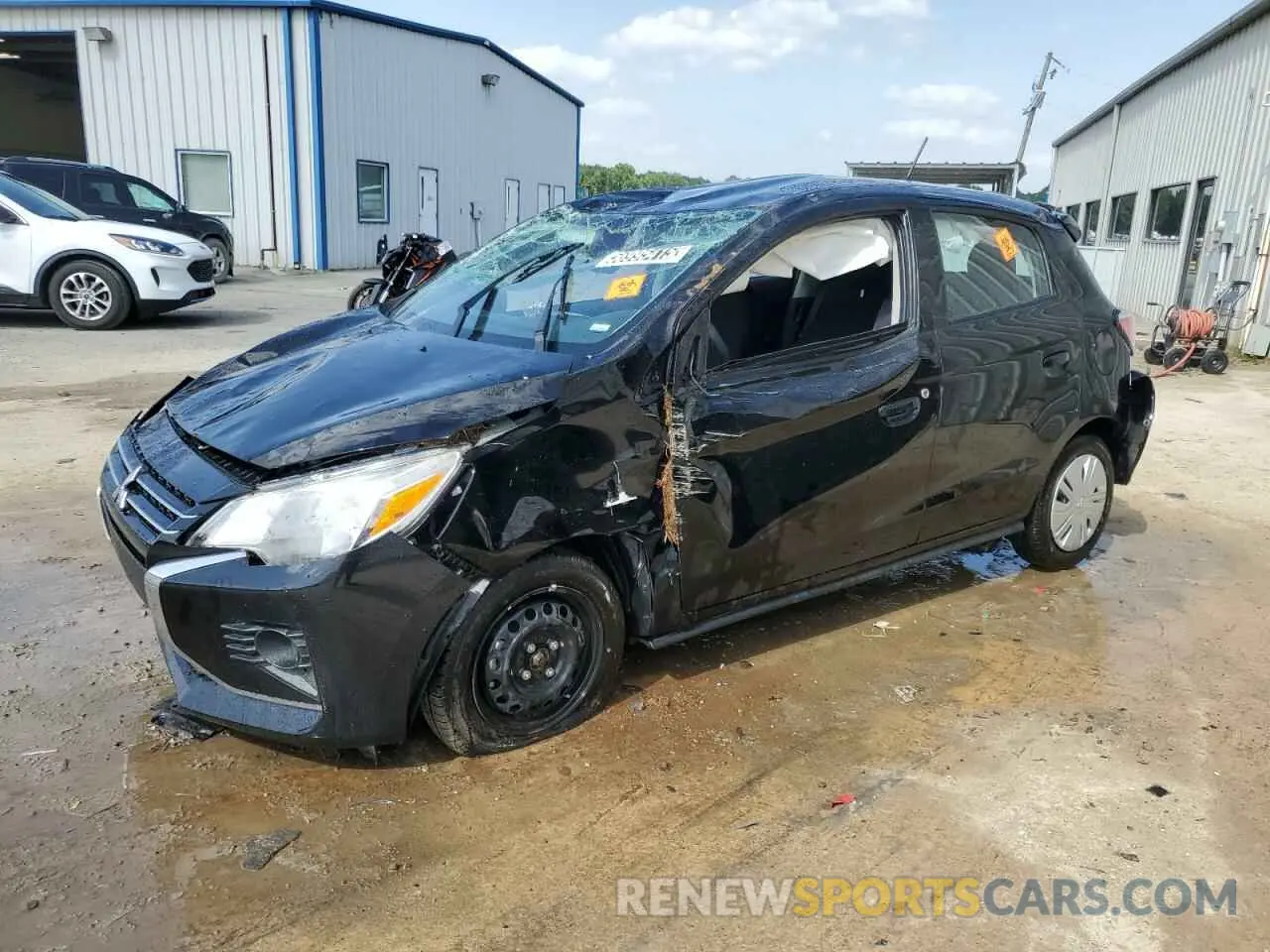 1 Photograph of a damaged car ML32AUHJ1RH023072 MITSUBISHI MIRAGE 2024