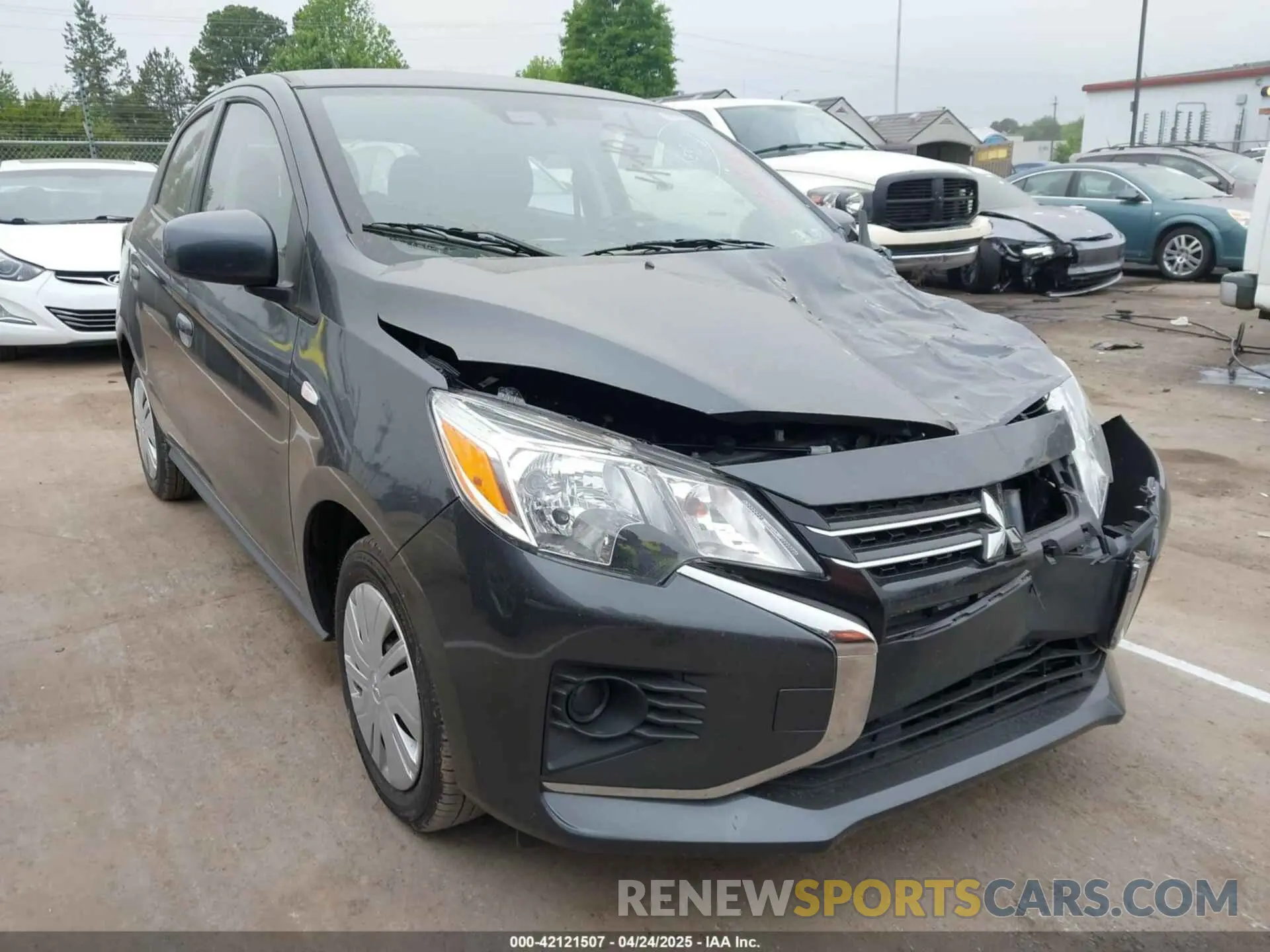 1 Photograph of a damaged car ML32AUHJ1RH024822 MITSUBISHI MIRAGE 2024