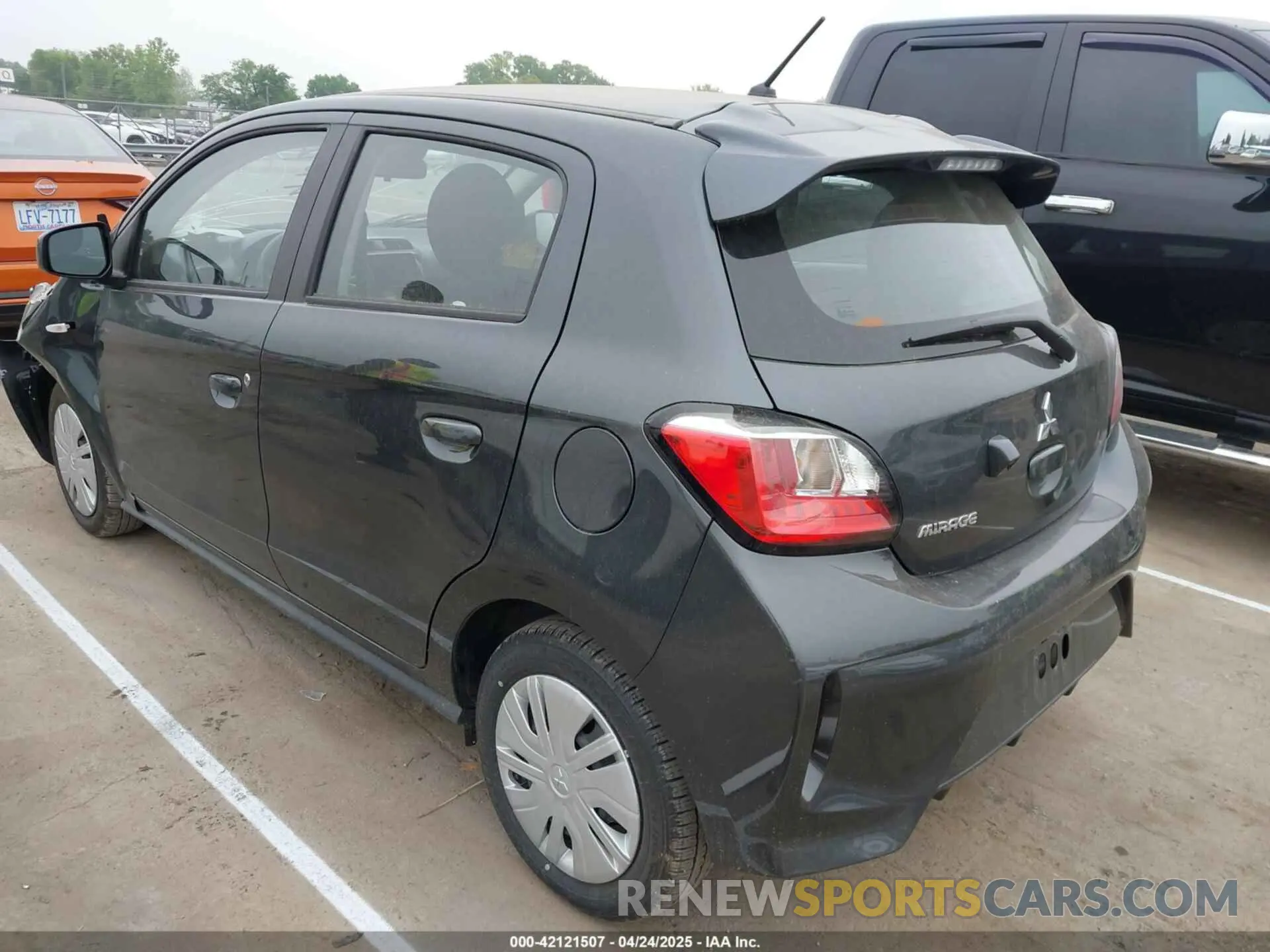 3 Photograph of a damaged car ML32AUHJ1RH024822 MITSUBISHI MIRAGE 2024