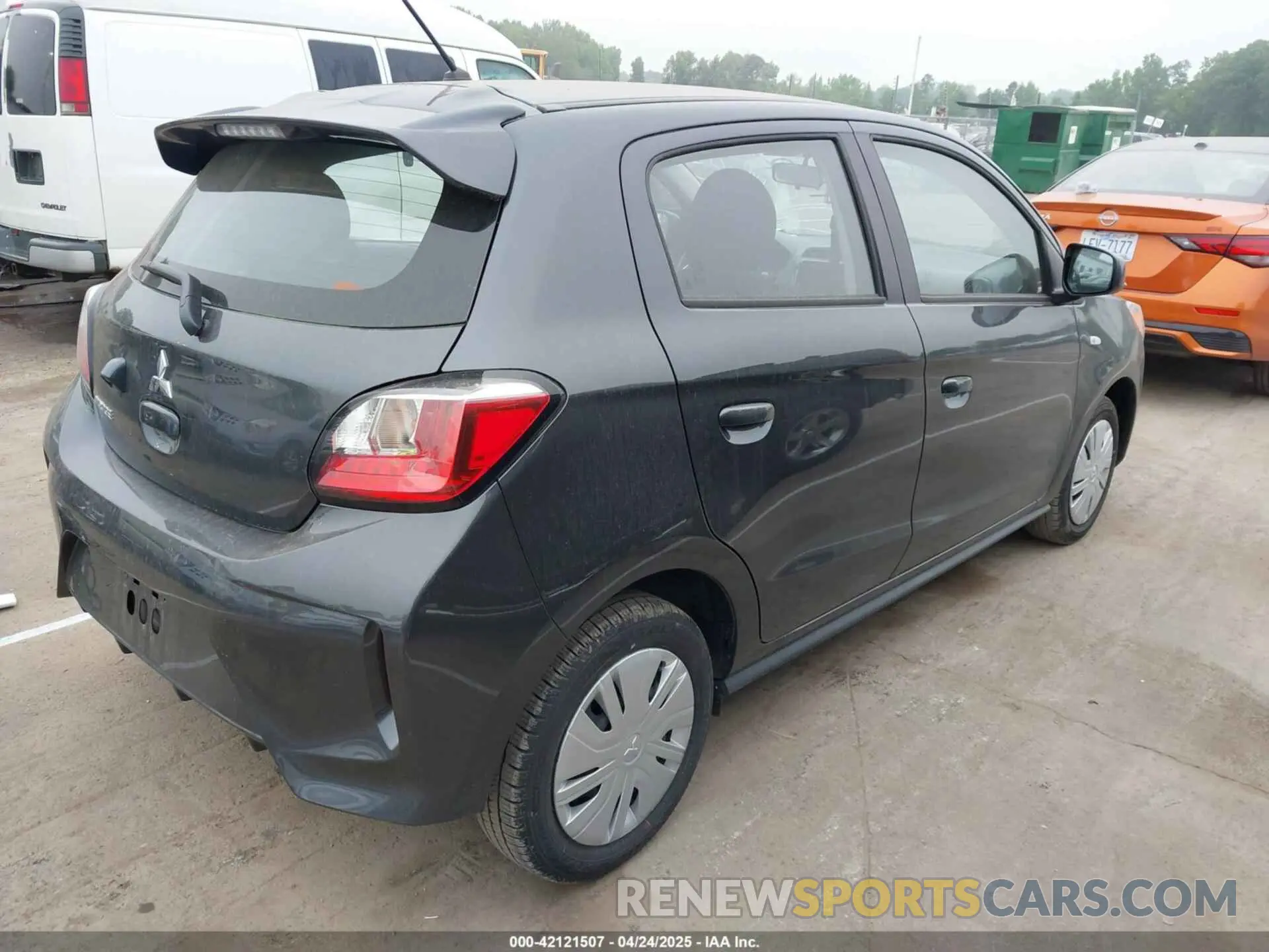 4 Photograph of a damaged car ML32AUHJ1RH024822 MITSUBISHI MIRAGE 2024
