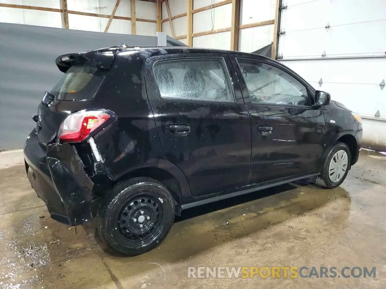 3 Photograph of a damaged car ML32AUHJ1RH025520 MITSUBISHI MIRAGE 2024