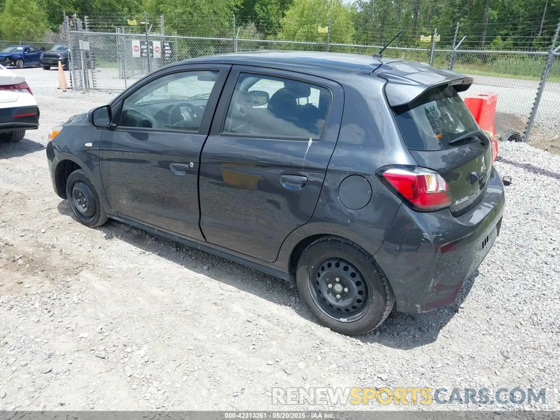 3 Photograph of a damaged car ML32AUHJ1RH028675 MITSUBISHI MIRAGE 2024
