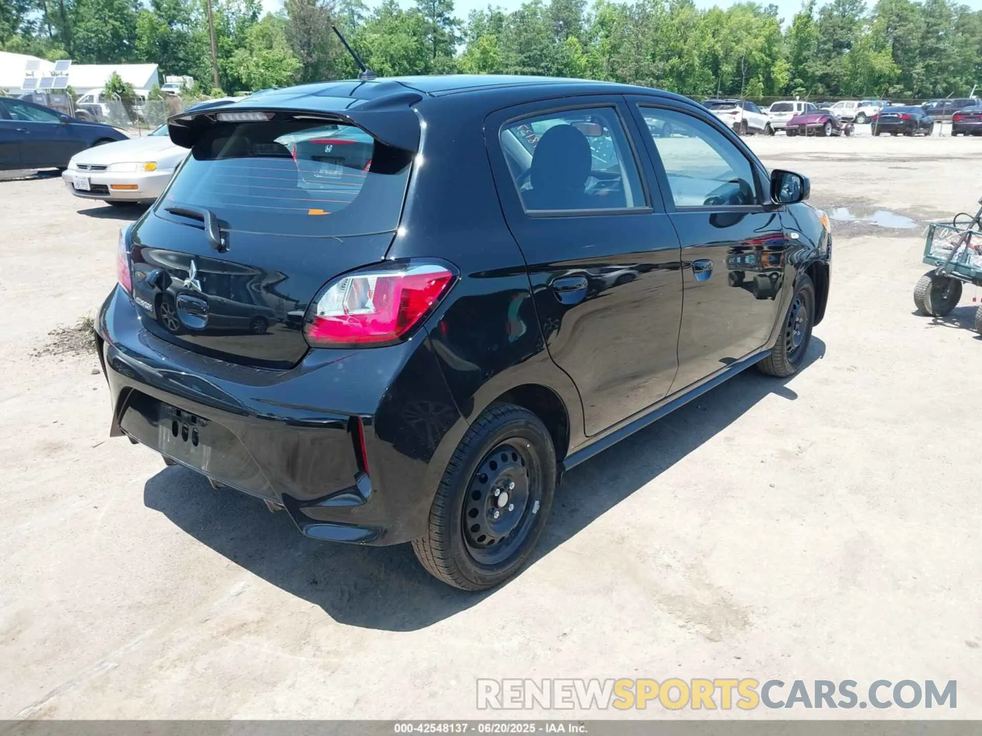 4 Photograph of a damaged car ML32AUHJ1RH036971 MITSUBISHI MIRAGE 2024