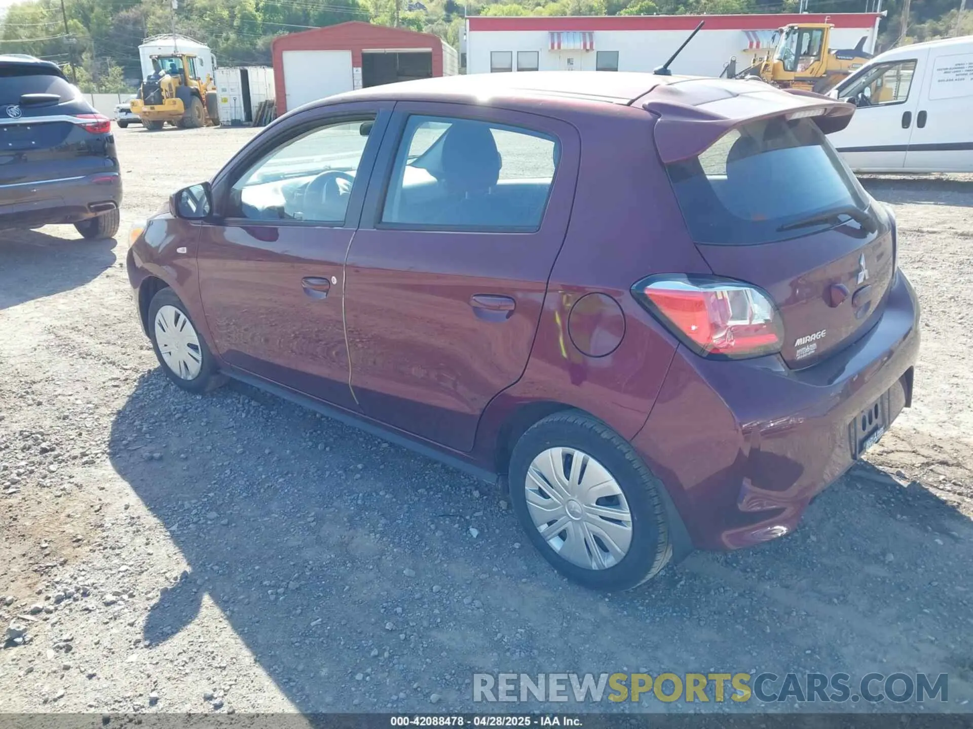 3 Photograph of a damaged car ML32AUHJ2RH004188 MITSUBISHI MIRAGE 2024
