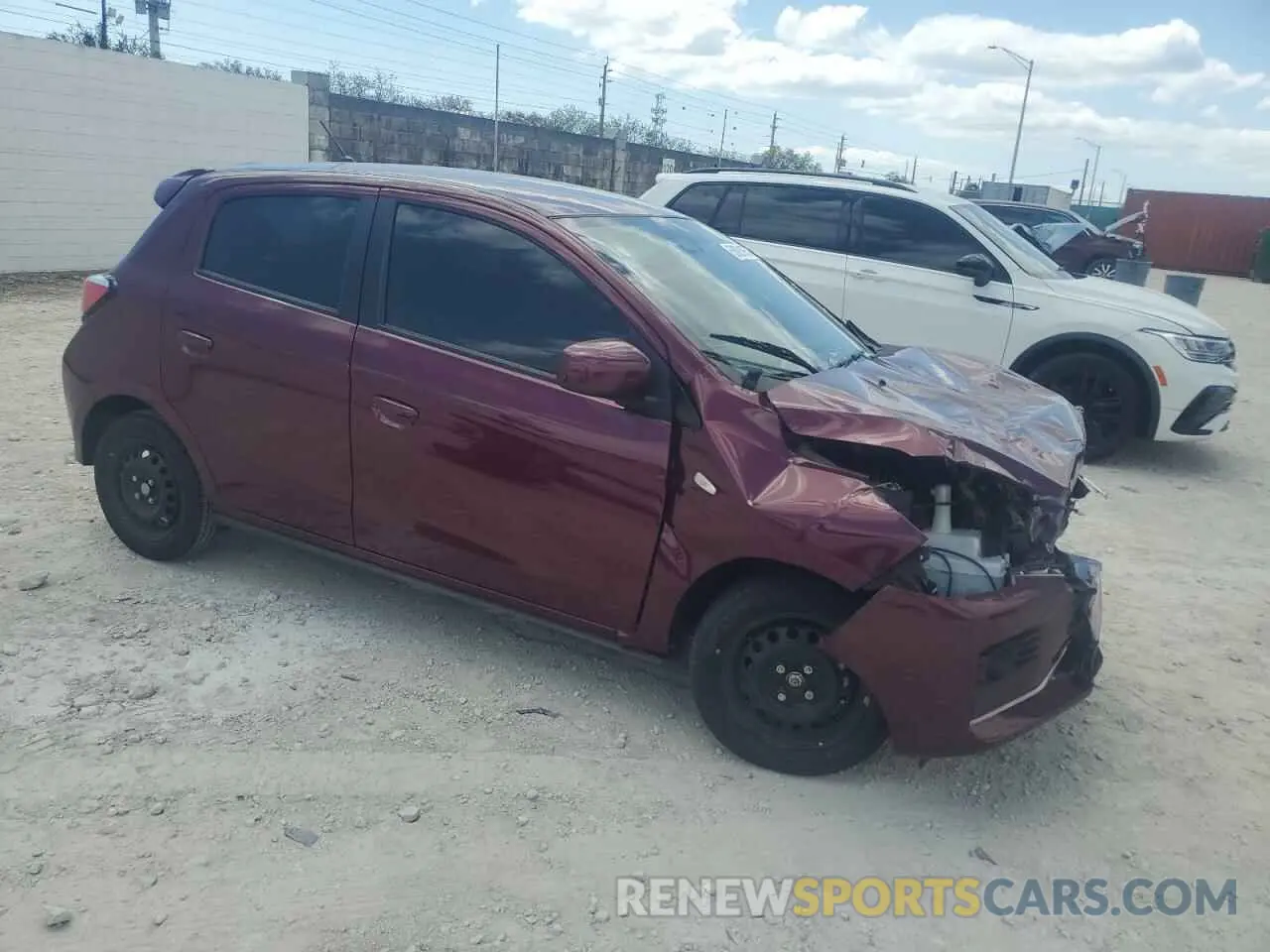 4 Photograph of a damaged car ML32AUHJ2RH005633 MITSUBISHI MIRAGE 2024