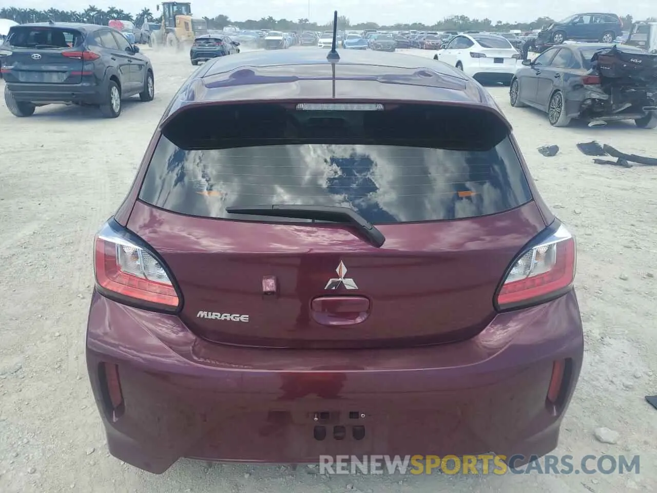 6 Photograph of a damaged car ML32AUHJ2RH005633 MITSUBISHI MIRAGE 2024