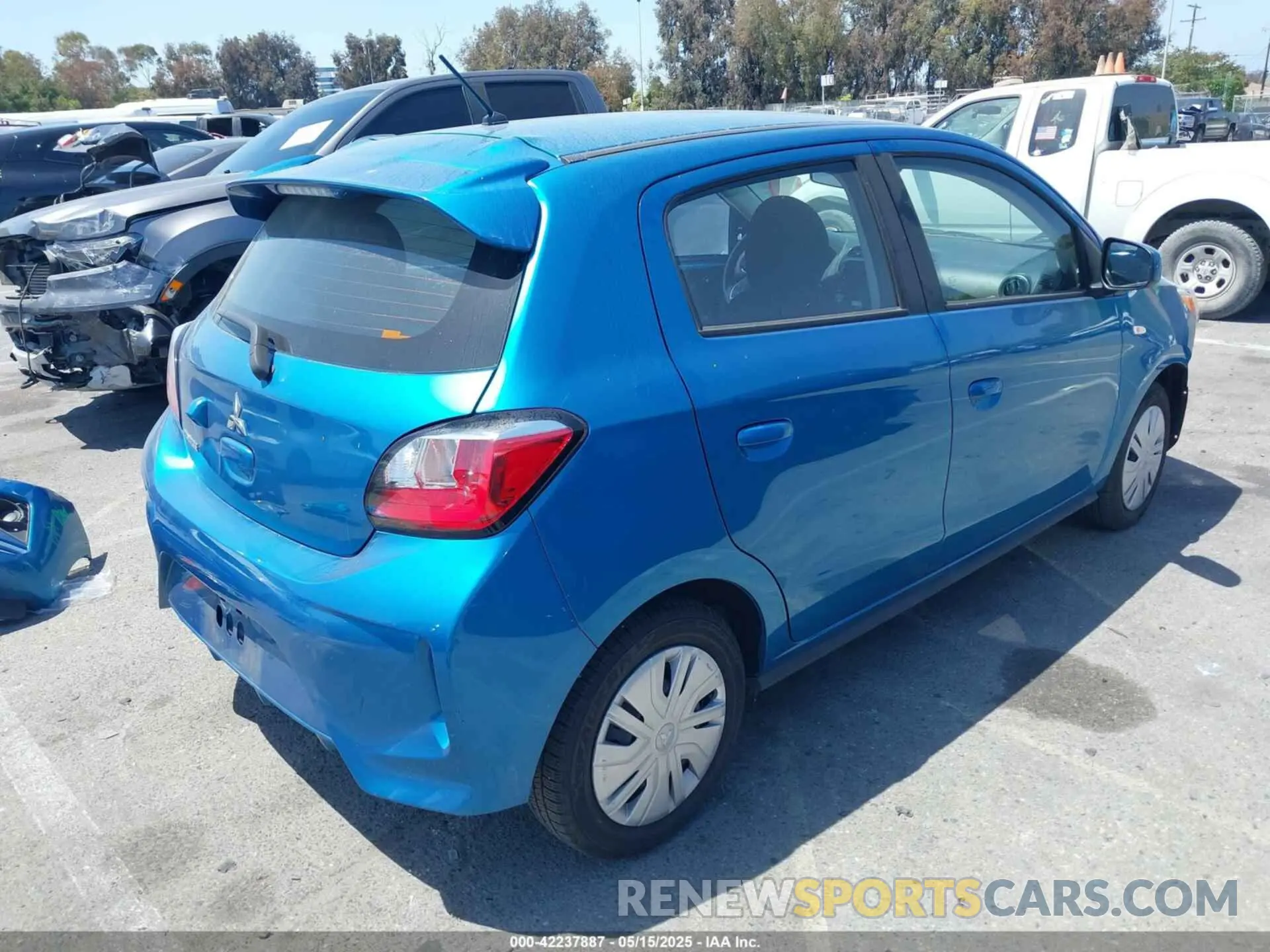 4 Photograph of a damaged car ML32AUHJ2RH010587 MITSUBISHI MIRAGE 2024