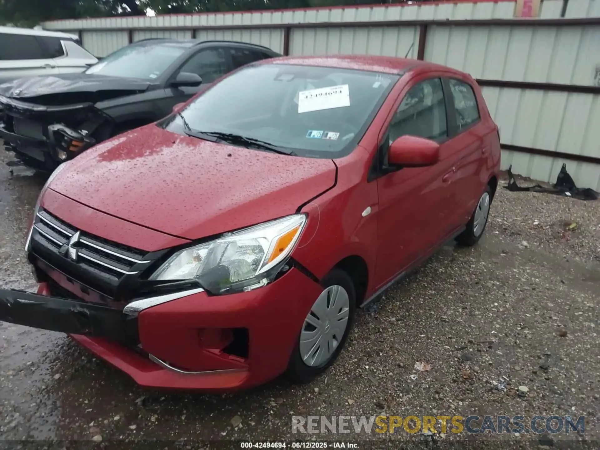 2 Photograph of a damaged car ML32AUHJ2RH020651 MITSUBISHI MIRAGE 2024