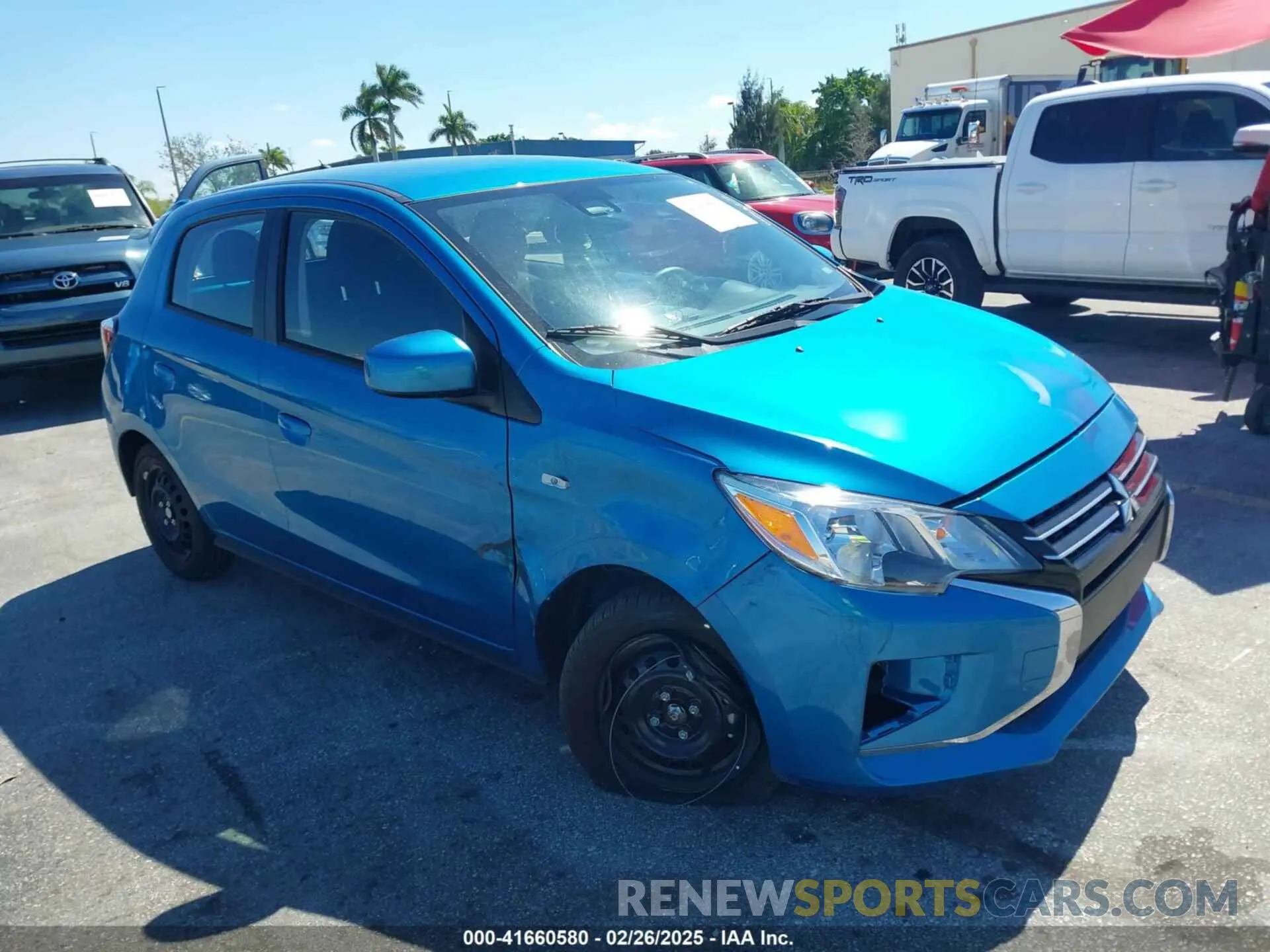 1 Photograph of a damaged car ML32AUHJ2RH025297 MITSUBISHI MIRAGE 2024