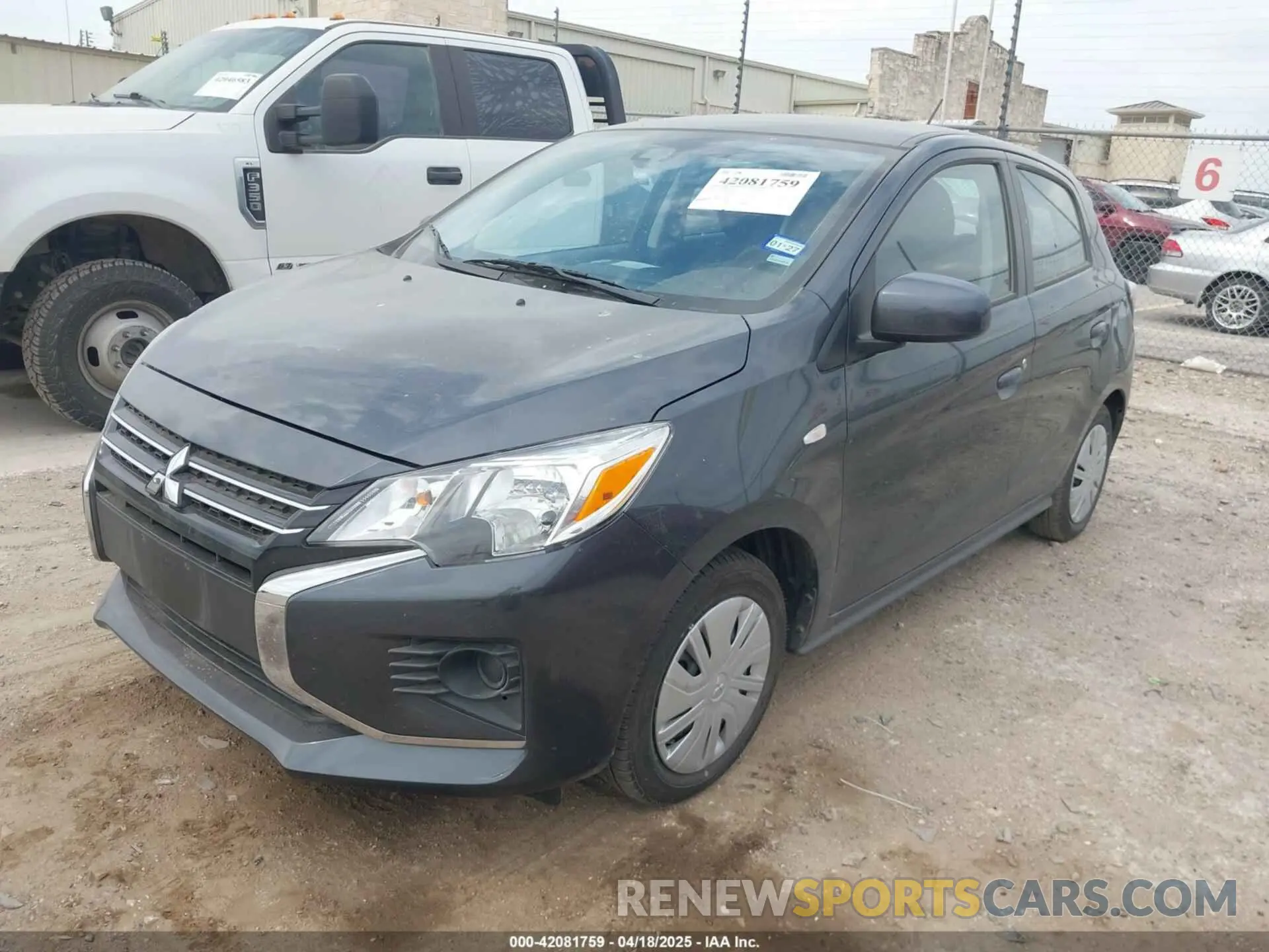 2 Photograph of a damaged car ML32AUHJ2RH032105 MITSUBISHI MIRAGE 2024