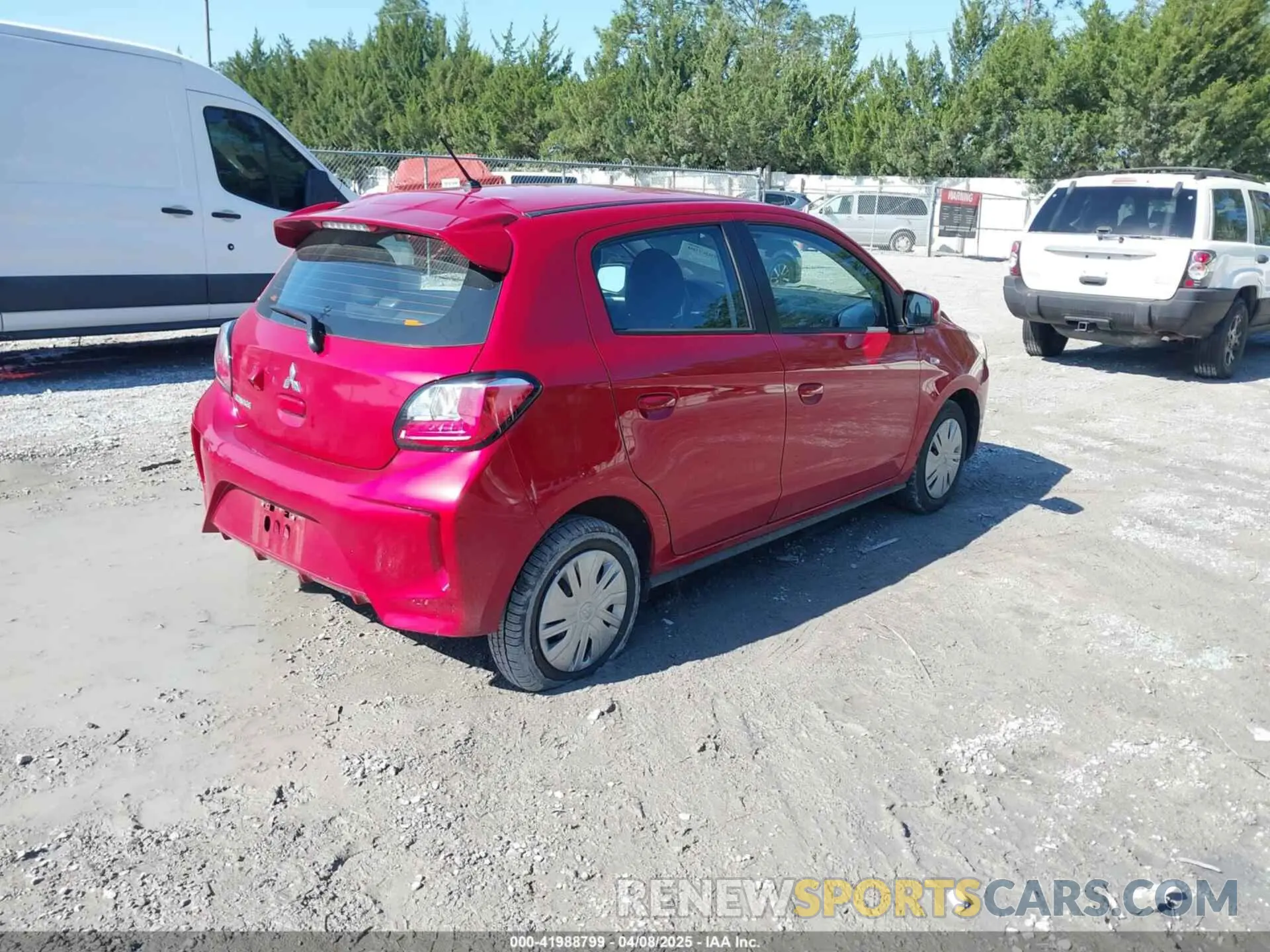 4 Photograph of a damaged car ML32AUHJ2RH036090 MITSUBISHI MIRAGE 2024