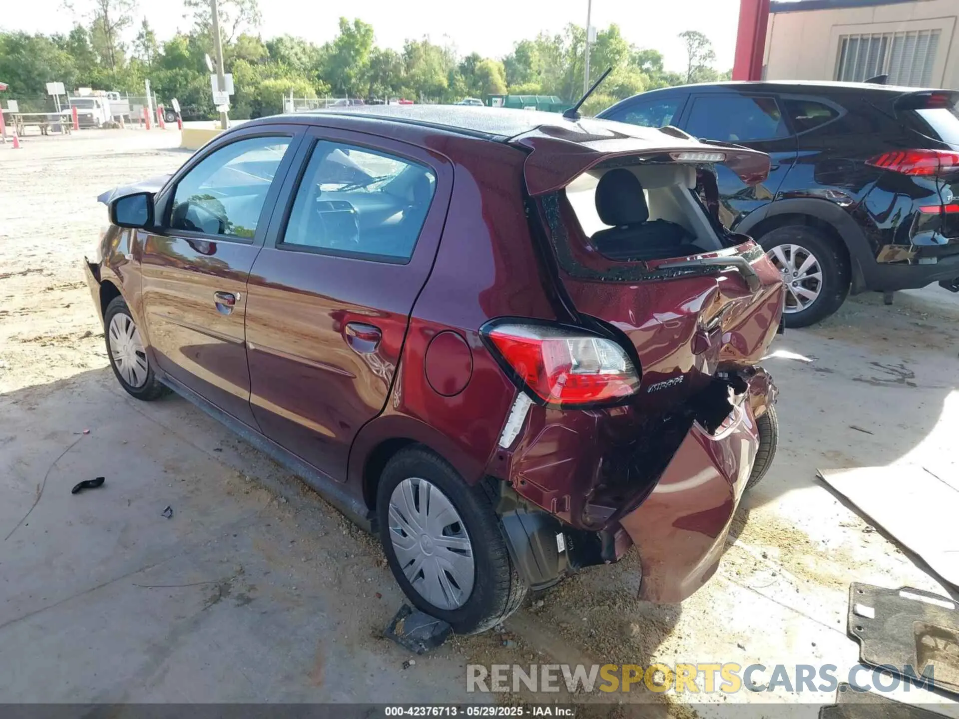 3 Photograph of a damaged car ML32AUHJ2RH037790 MITSUBISHI MIRAGE 2024