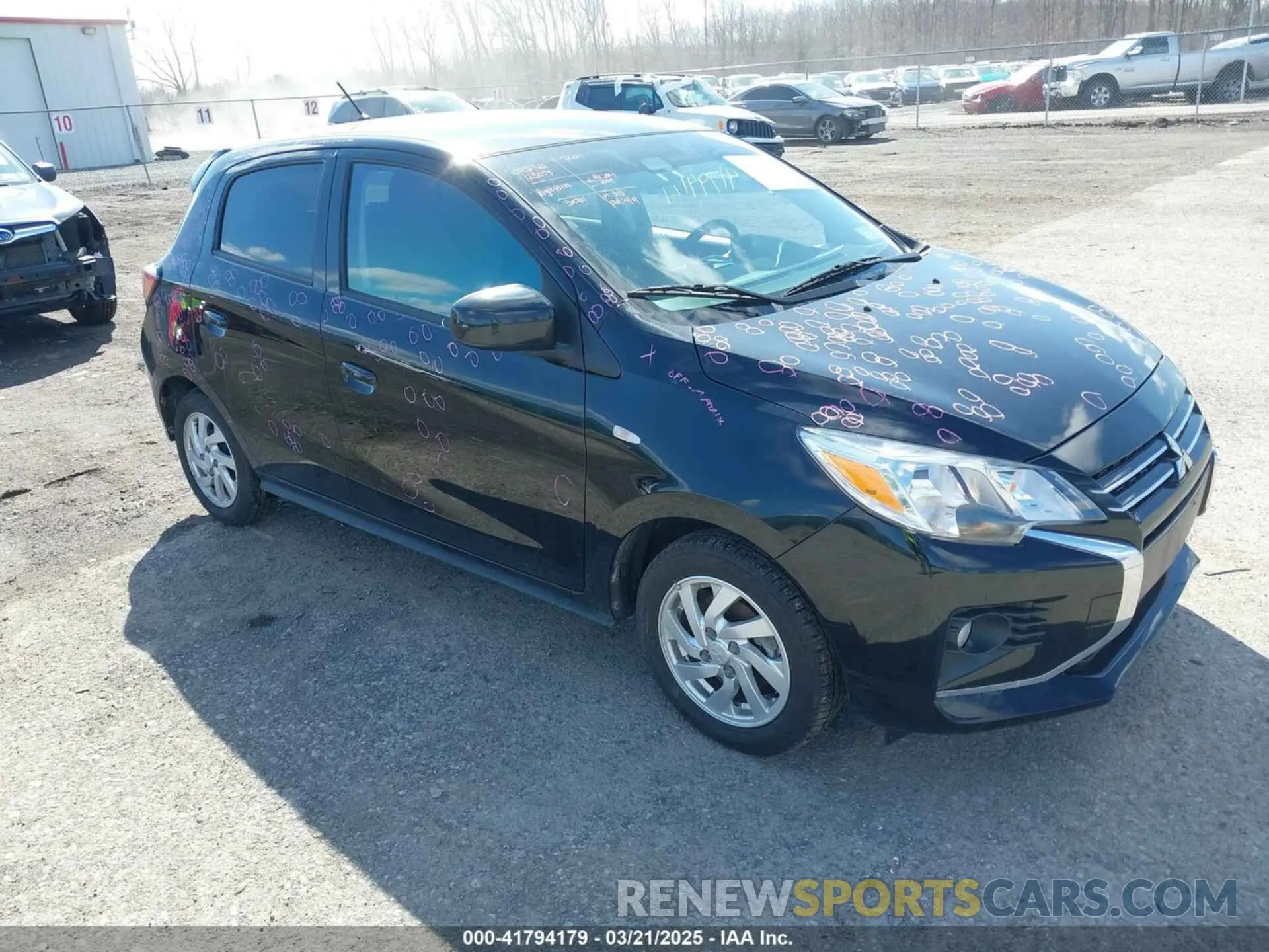 1 Photograph of a damaged car ML32AUHJ3RH005771 MITSUBISHI MIRAGE 2024