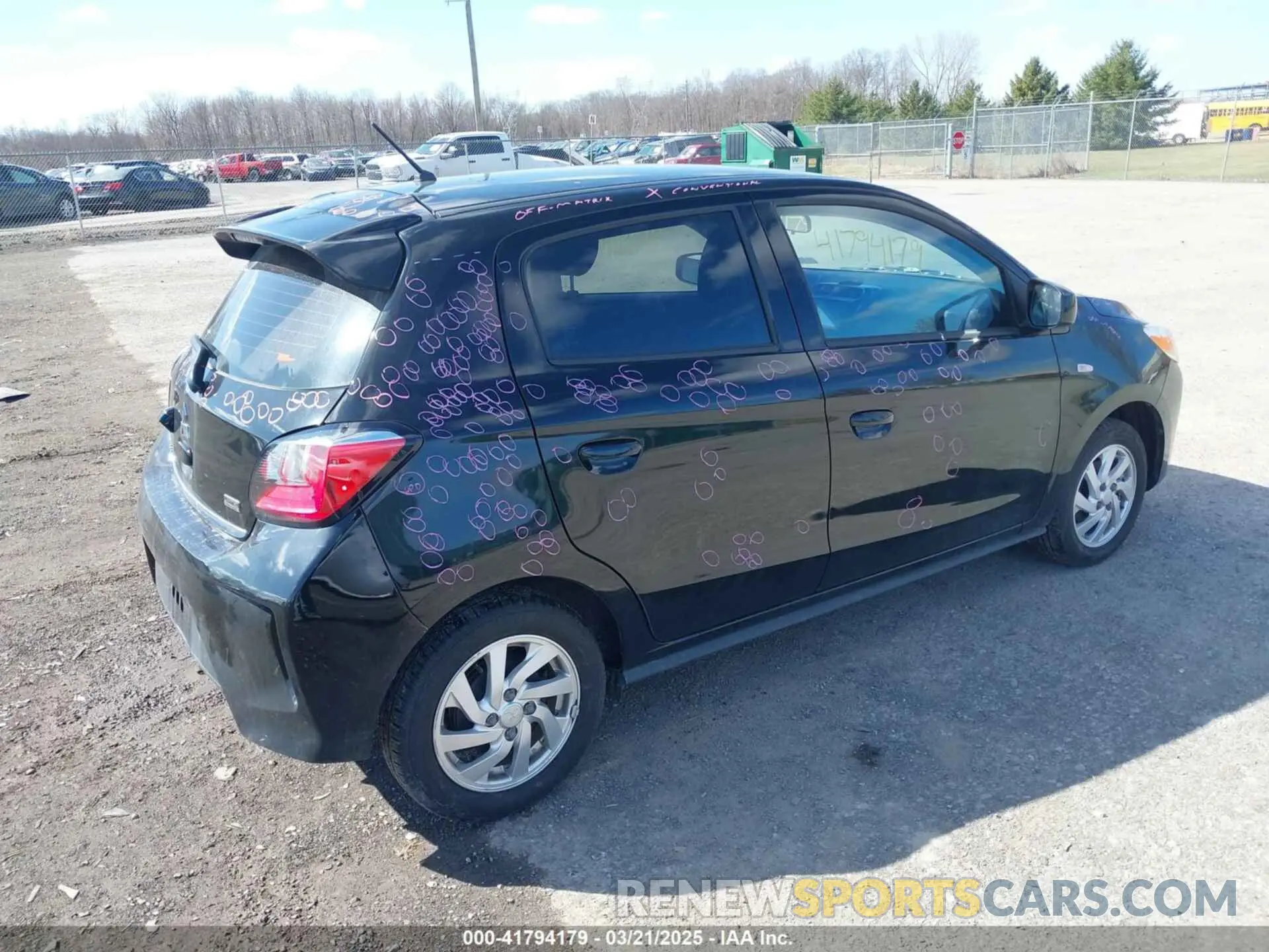 4 Photograph of a damaged car ML32AUHJ3RH005771 MITSUBISHI MIRAGE 2024