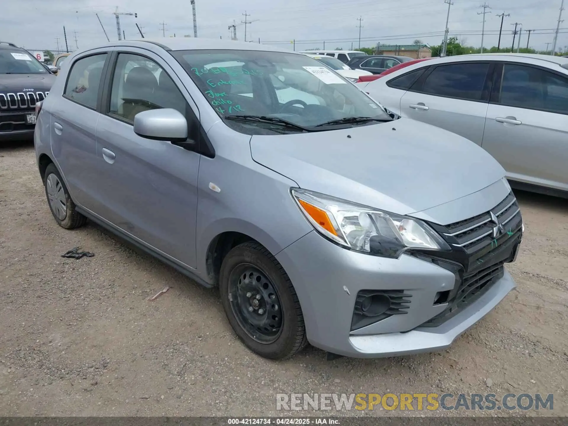 1 Photograph of a damaged car ML32AUHJ3RH020786 MITSUBISHI MIRAGE 2024