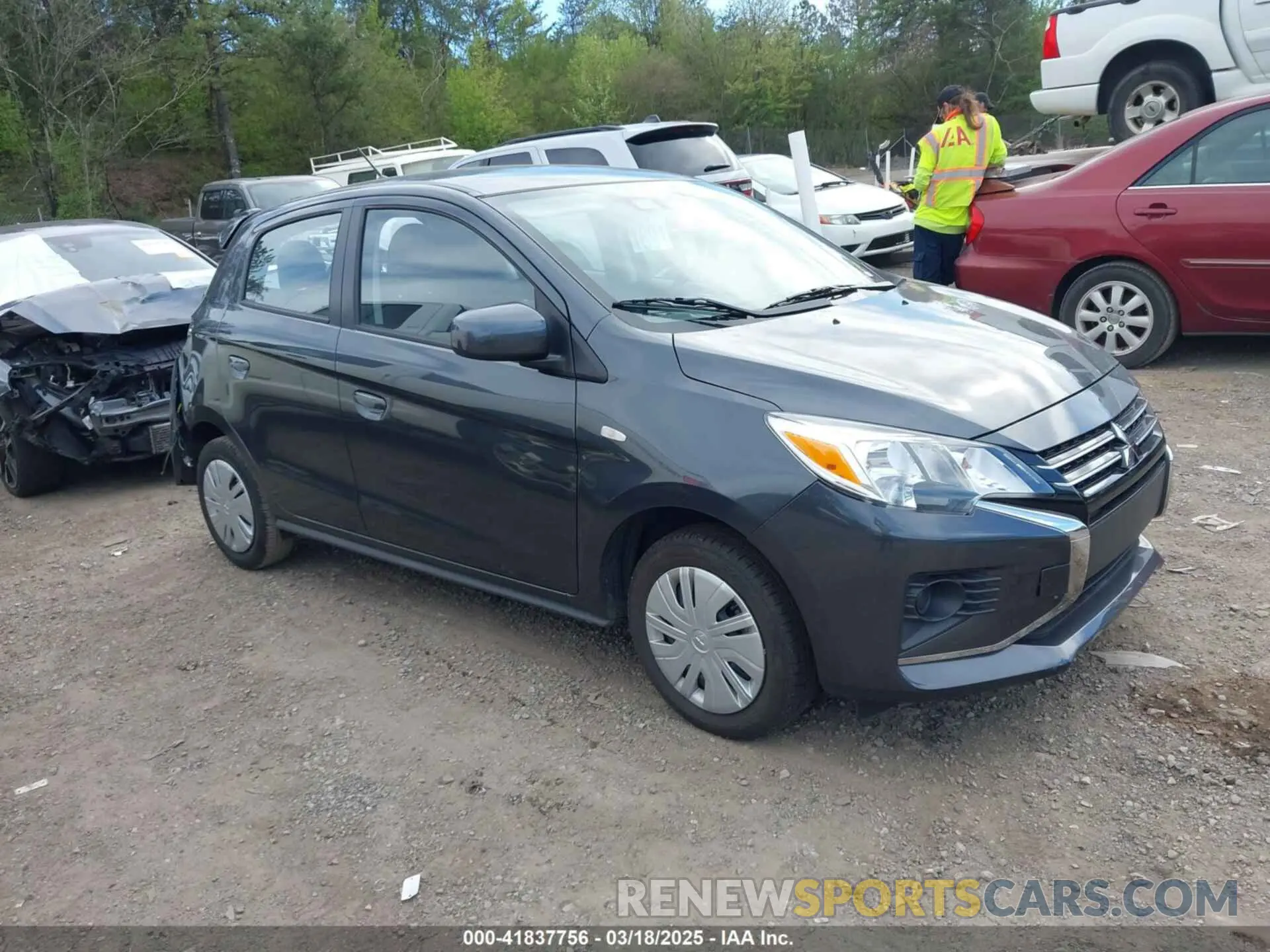 1 Photograph of a damaged car ML32AUHJ3RH021677 MITSUBISHI MIRAGE 2024