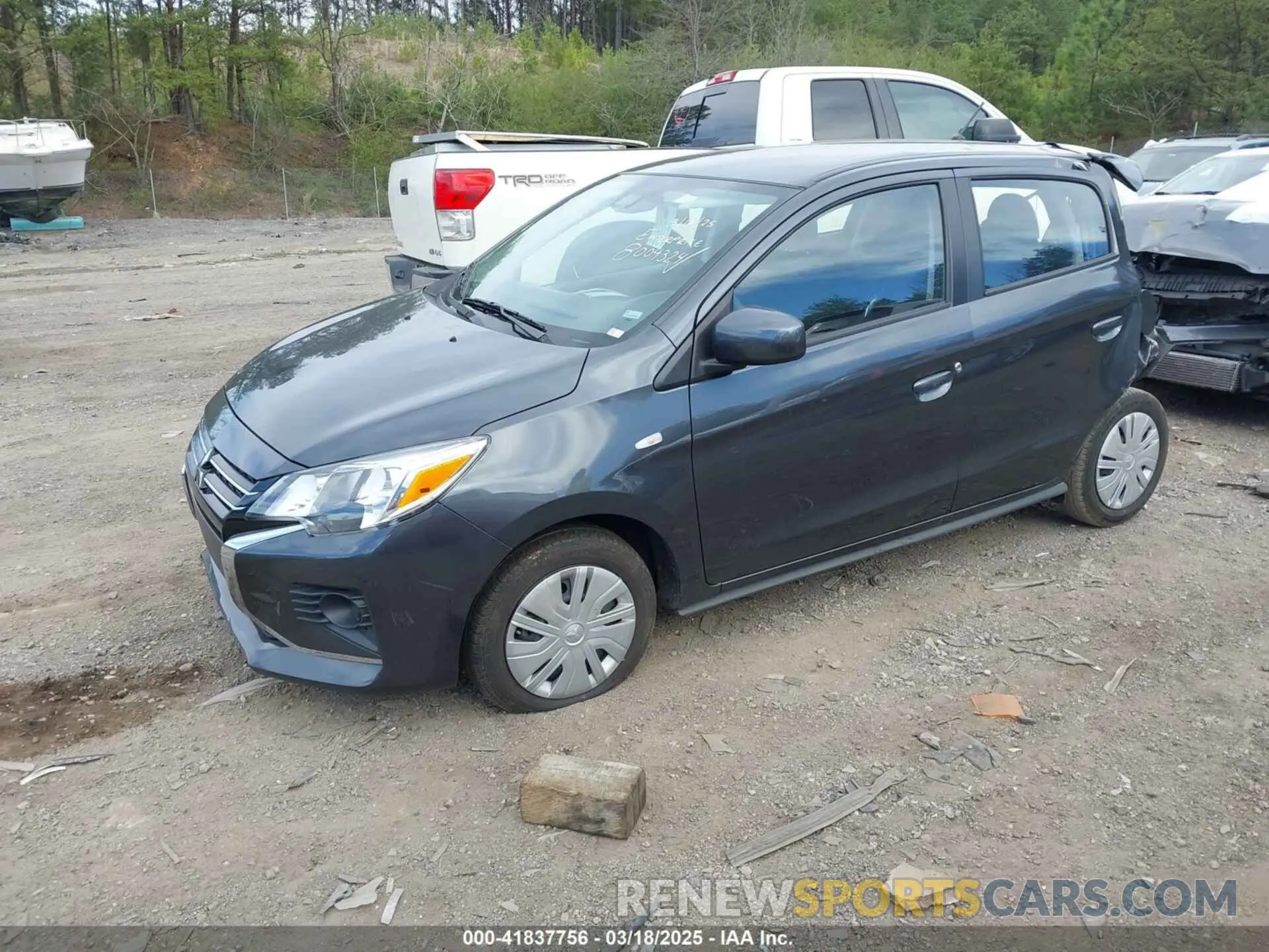 2 Photograph of a damaged car ML32AUHJ3RH021677 MITSUBISHI MIRAGE 2024