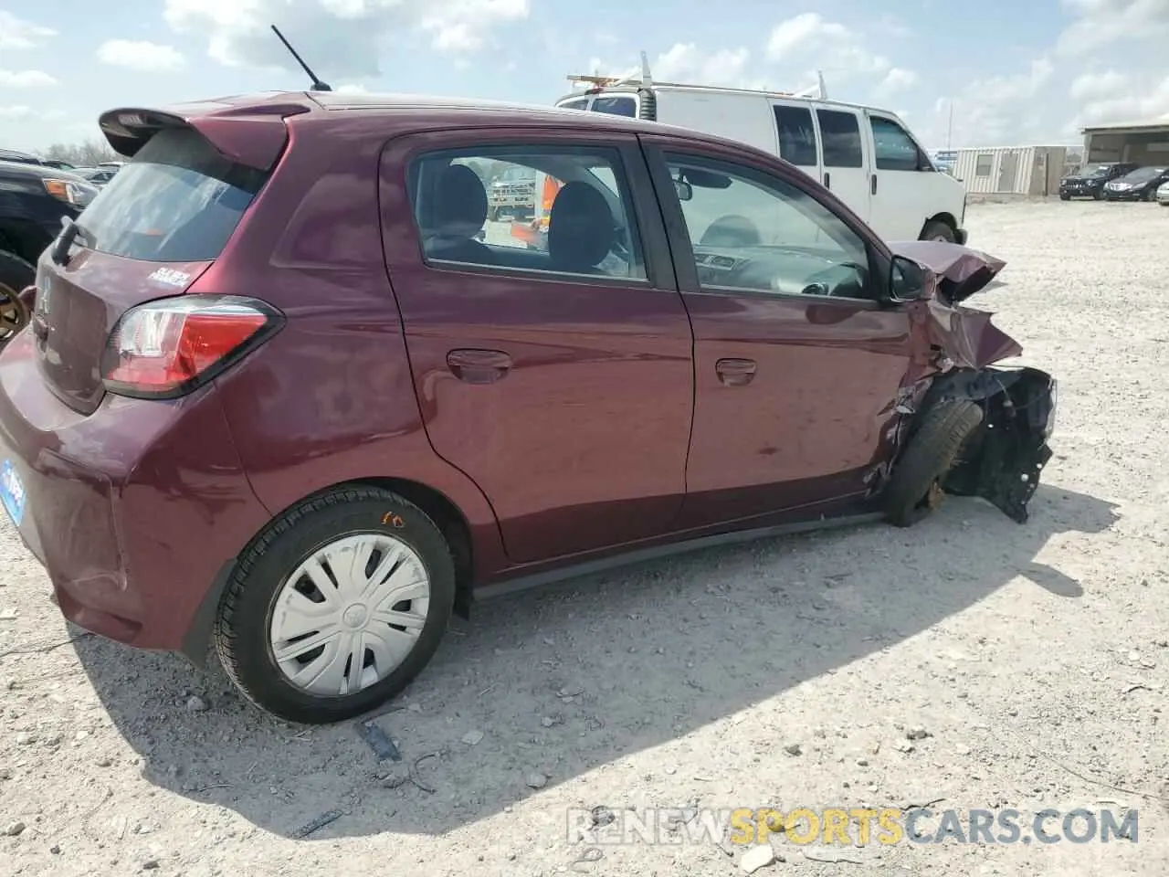 3 Photograph of a damaged car ML32AUHJ3RH023266 MITSUBISHI MIRAGE 2024